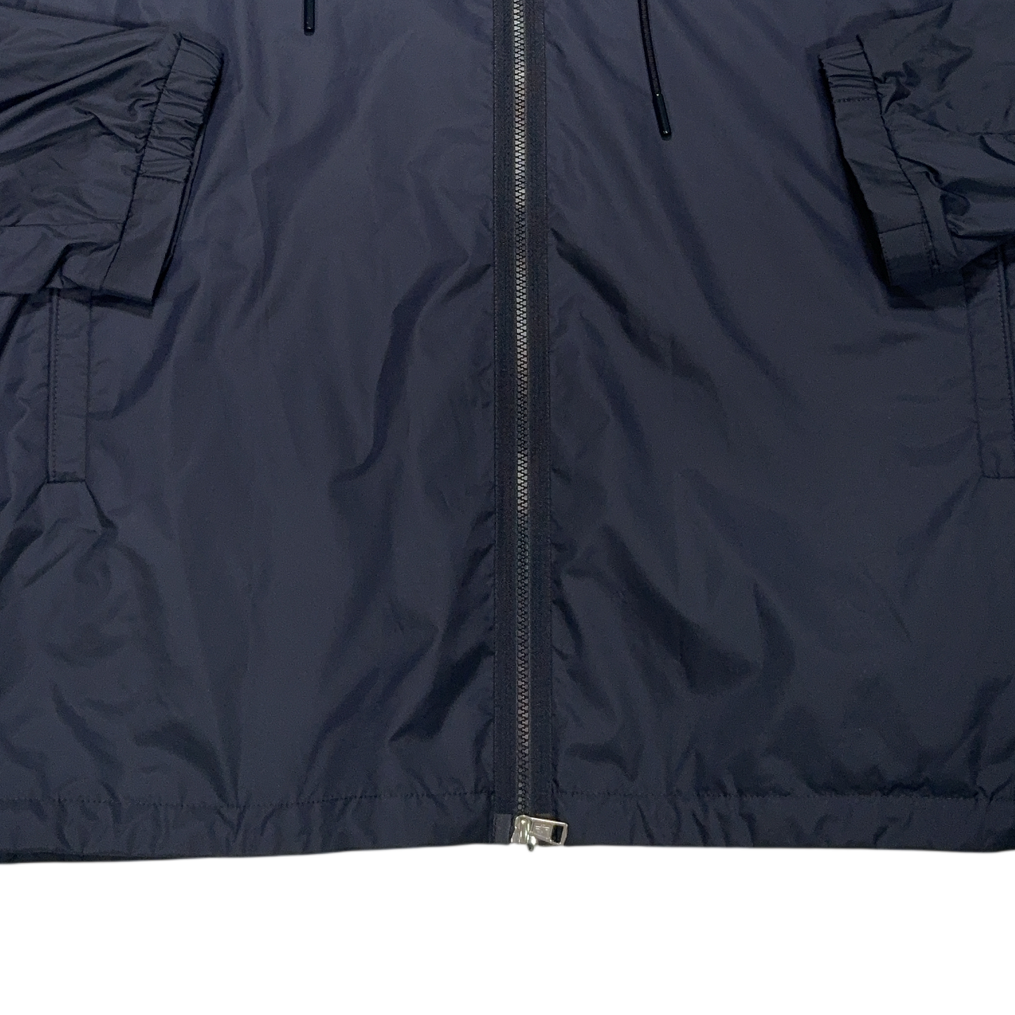 Moncler Hattab Giubbotto Navy Hooded Jacket