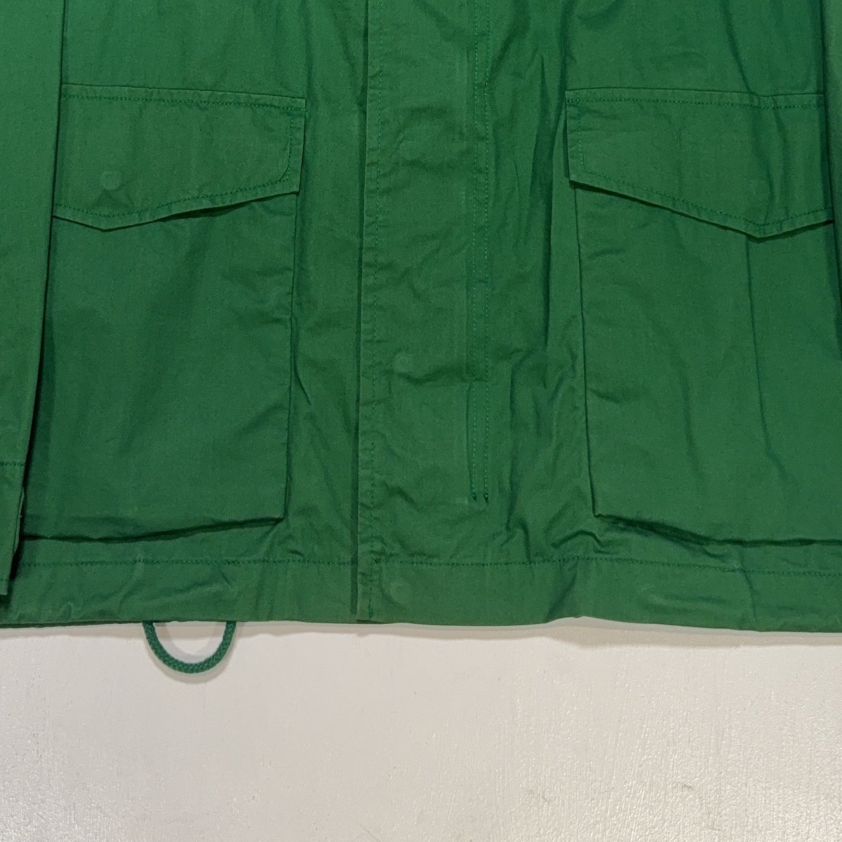Boneville 1992 Cotton Boating Jacket With Tuck Away Hood Green Jacket
