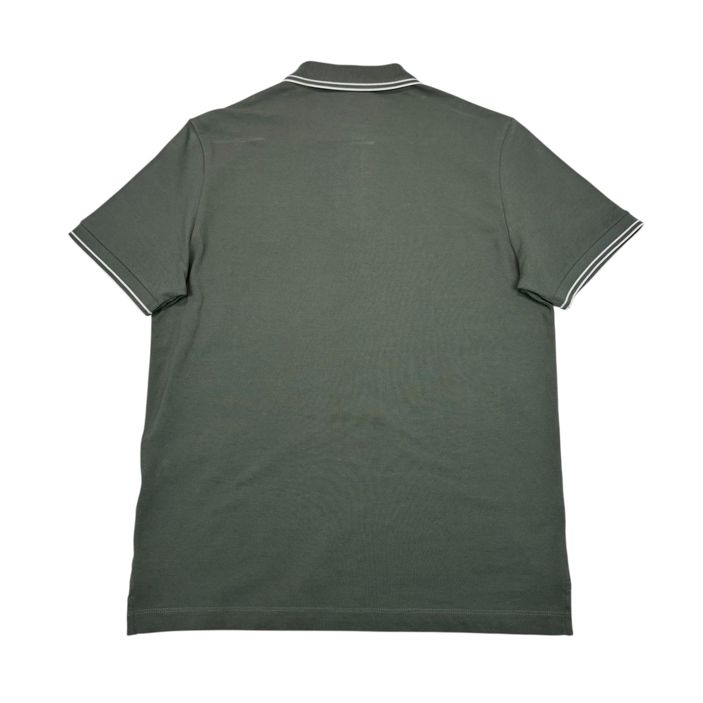 Stone Island Forest Green with White Stripe Patch Logo Polo shirt
