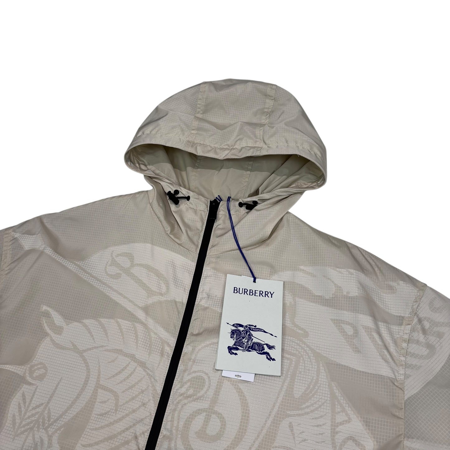Burberry Cream Full Body Design Jacket