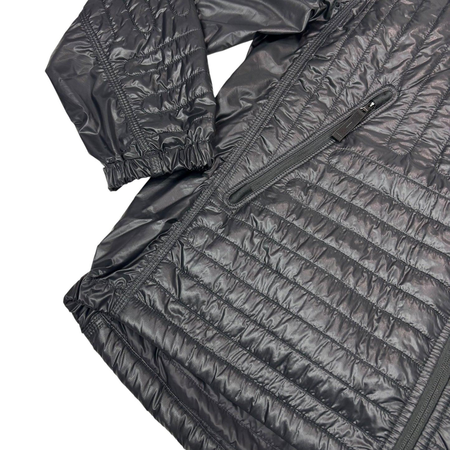 Stone Island Black Pertex Quantum made from Netplus with Primaloft Insulation Technology