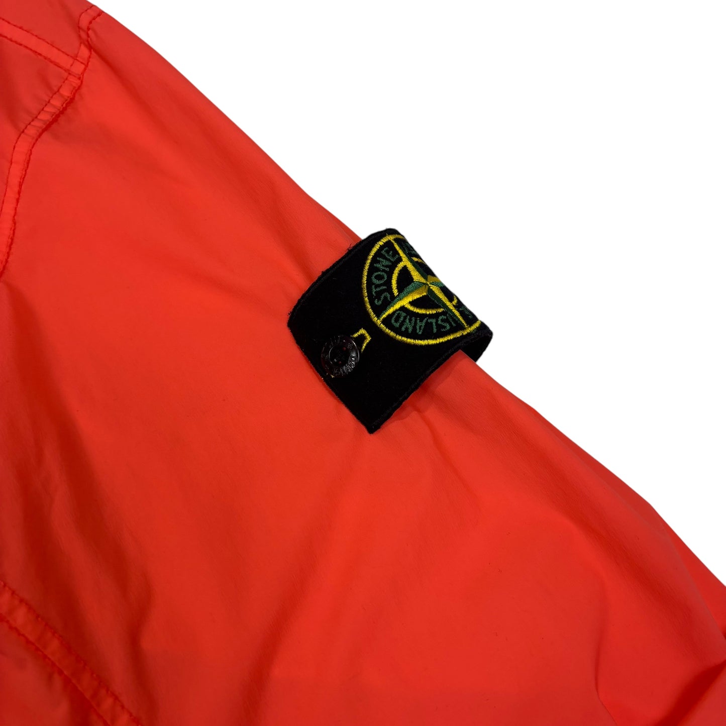Stone Island Orange Skin Touch Zip Up jacket