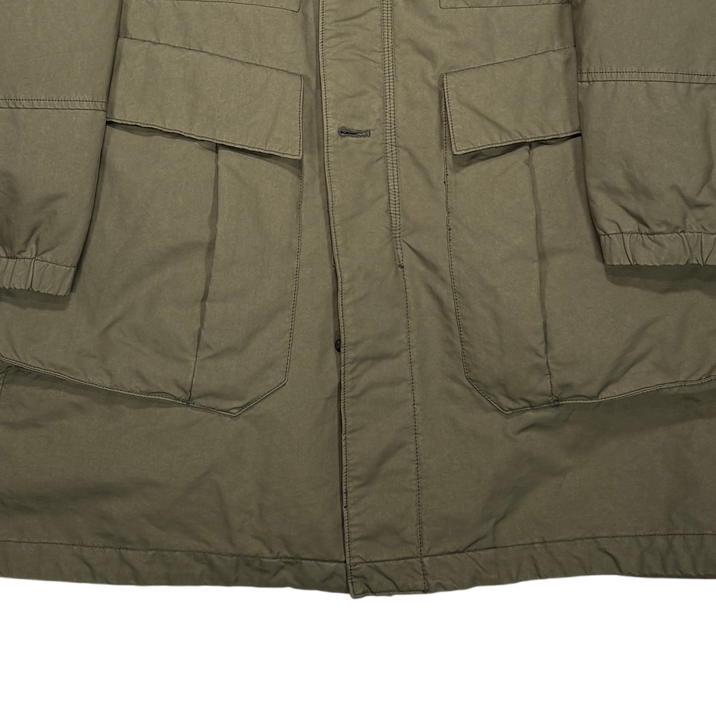 Stone Island Green David-TC Coat
