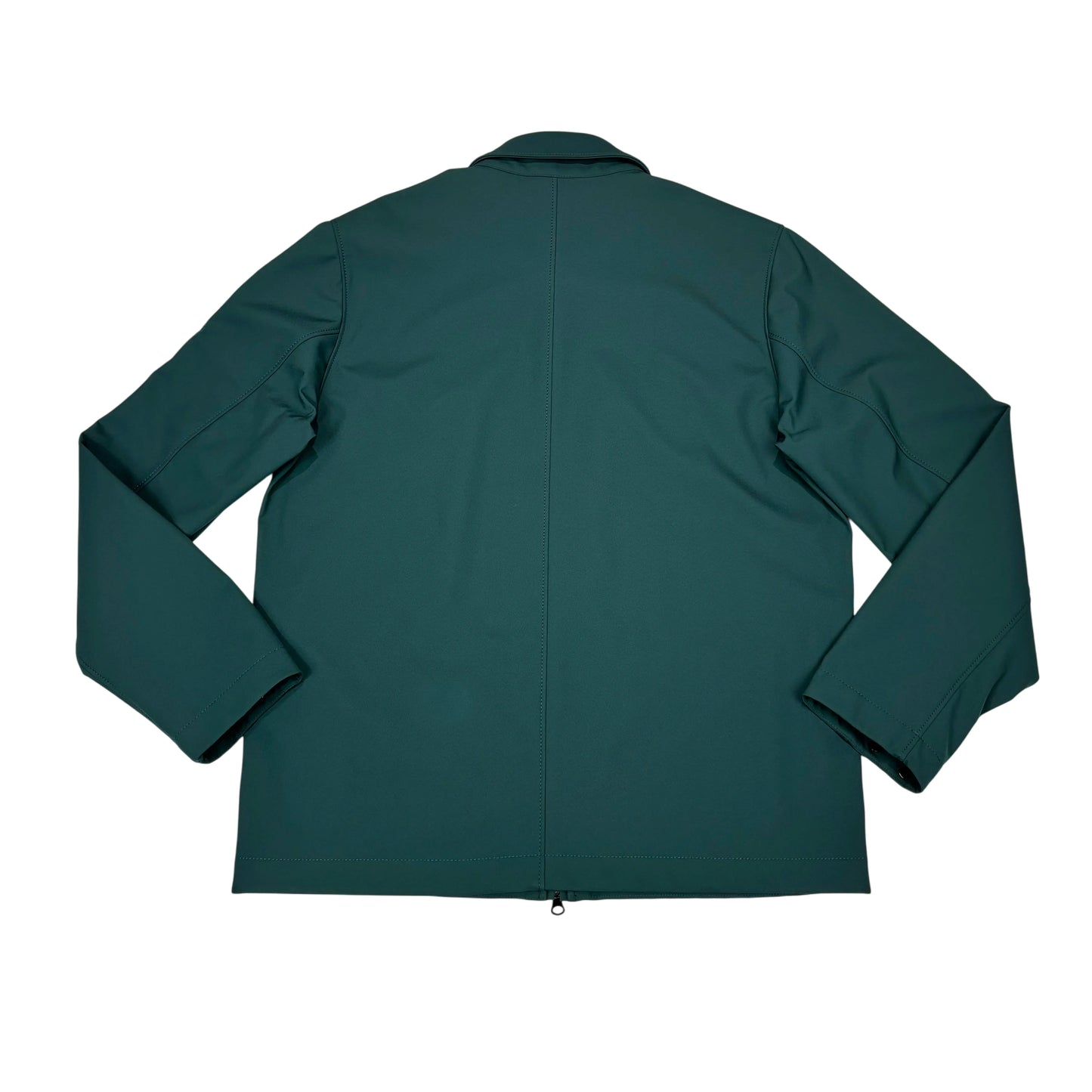 Stone Island Green Soft Shell-R Collared Overshirt Jacket