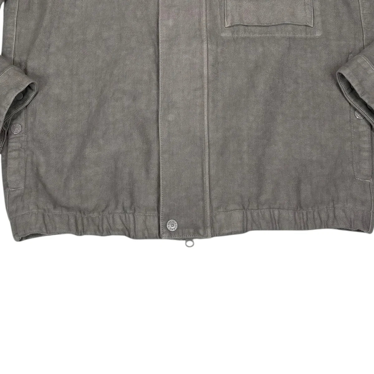 Stone Island Grey Bonded Linen Ghost Piece Jacket