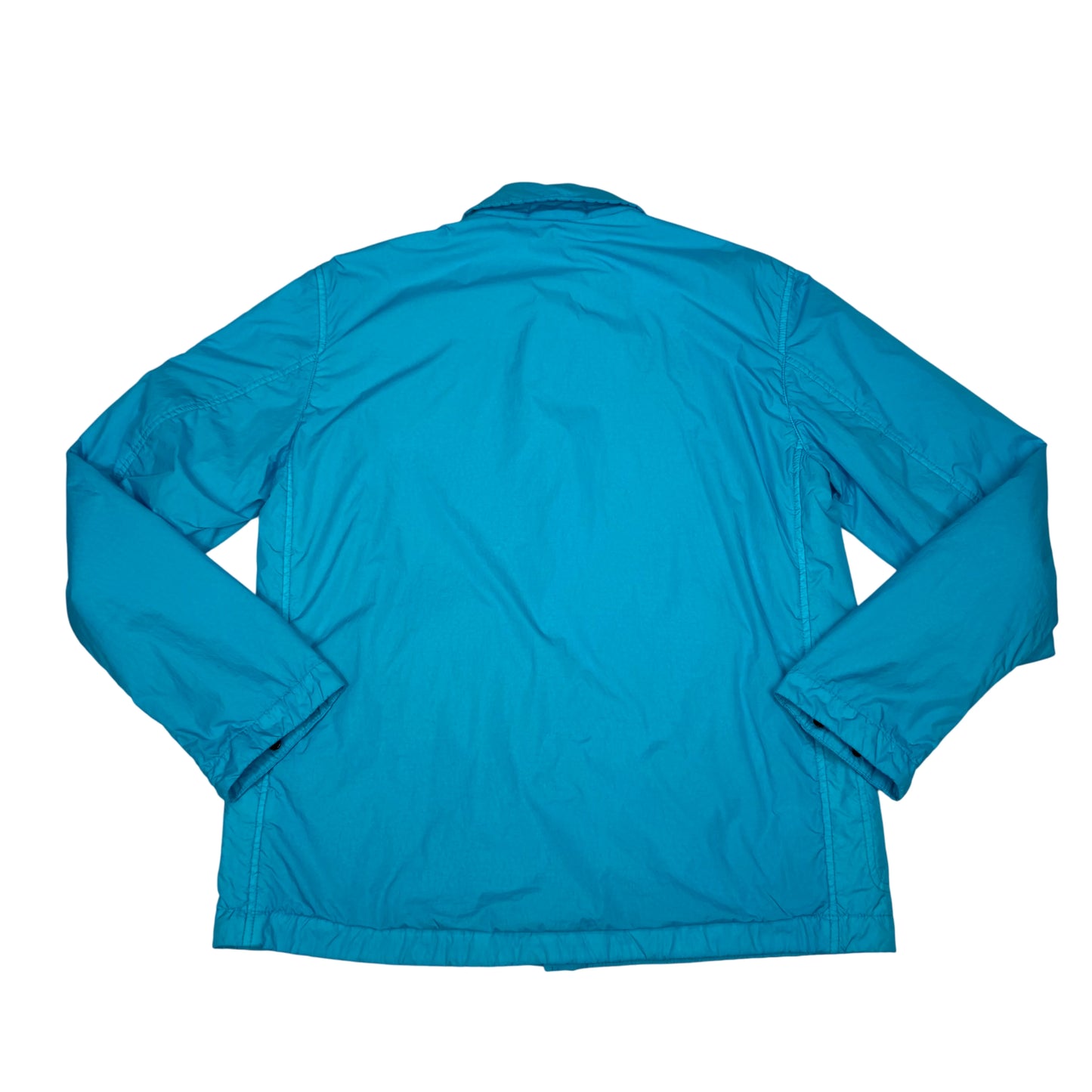 Stone Island Blue Garment Dyed Crinkle Reps NY with Primaolft Alfa Technology