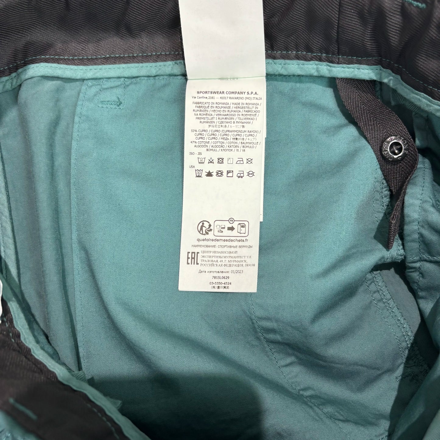 Stone Island Cargo Shorts Green