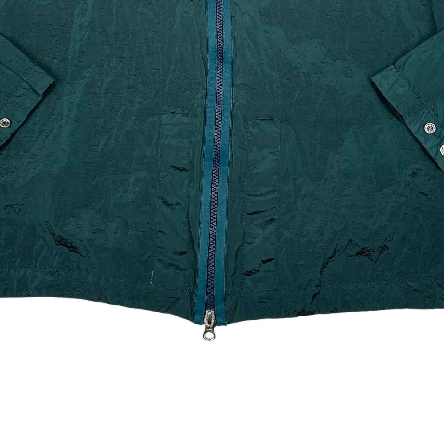 Stone Island Green Zip-up Nylon Metal Jacket Jacket