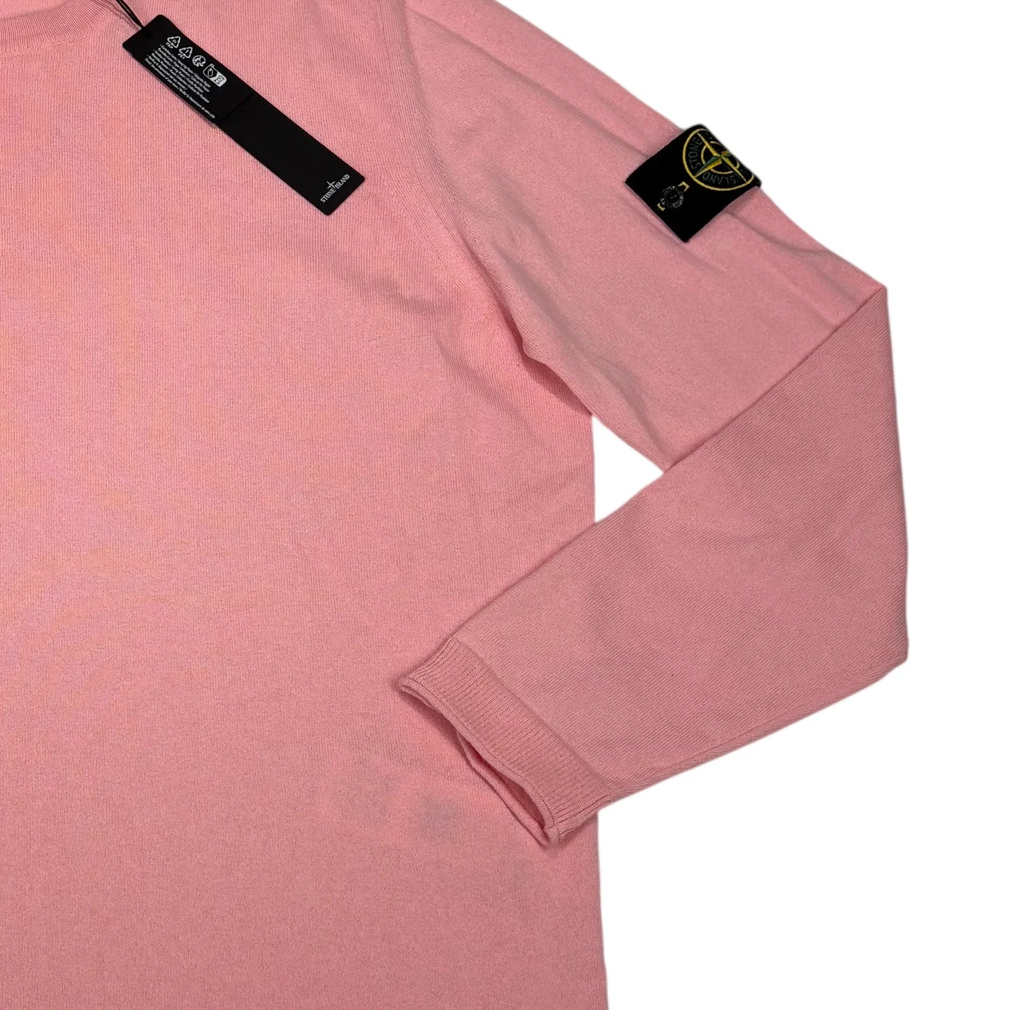 Stone Island Pink Crew Neck Jumper