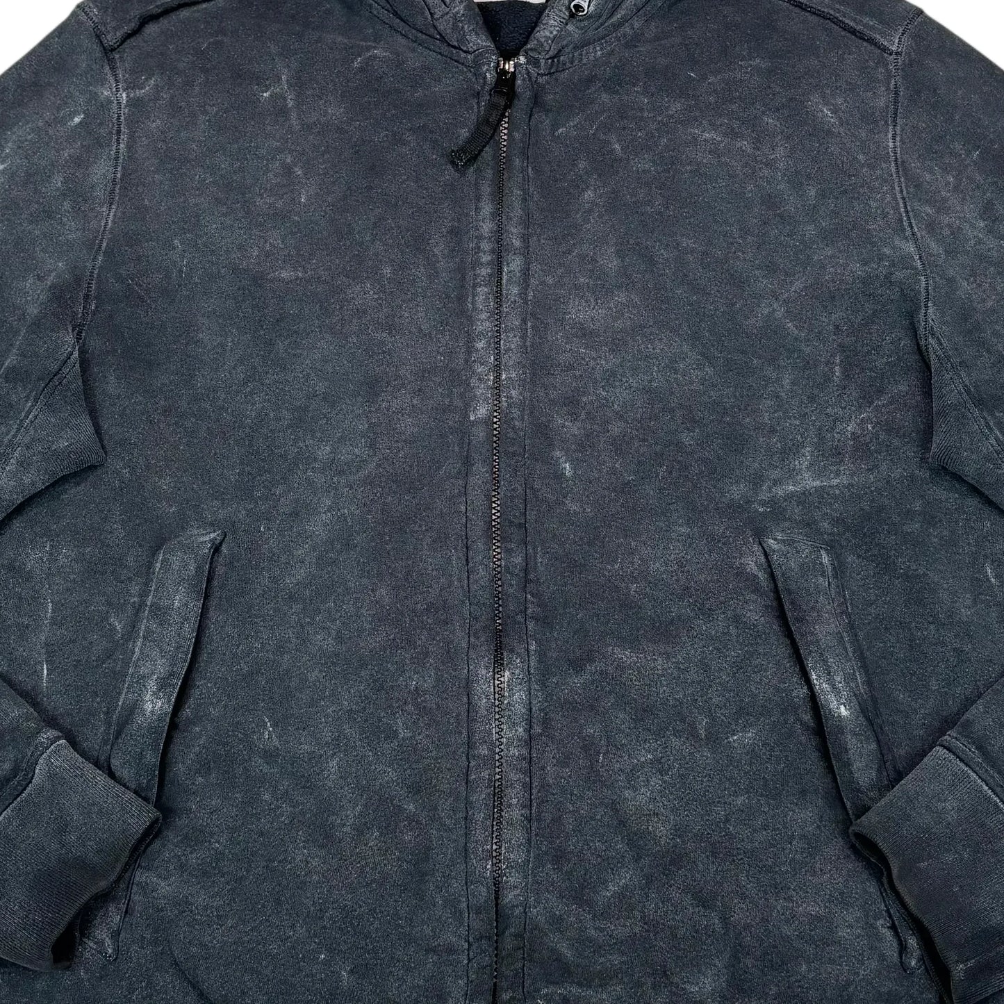 Stone Island Black Frost Badge with Hidden Hood Jacket