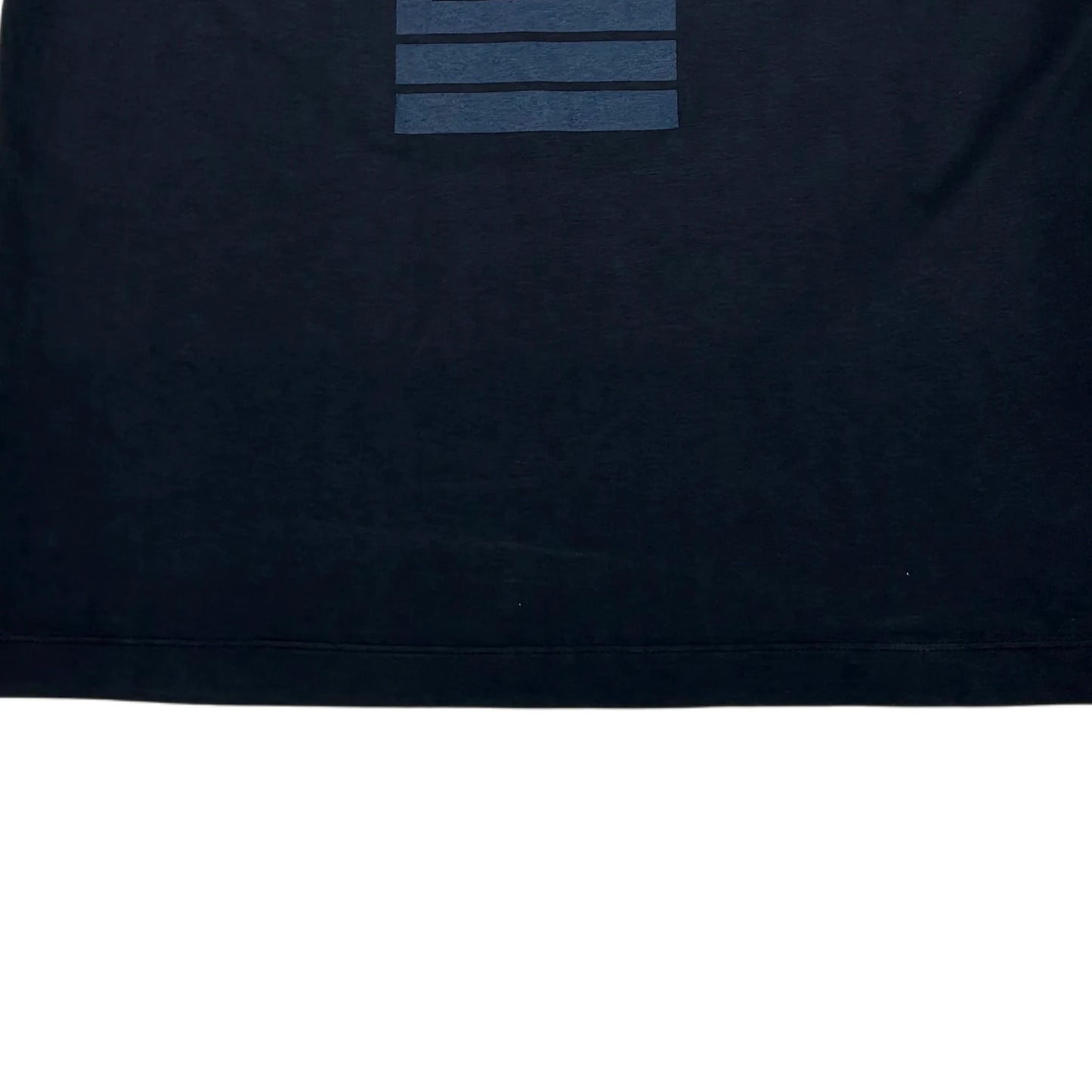 Stone Island Navy Logo Print Design T-shirt
