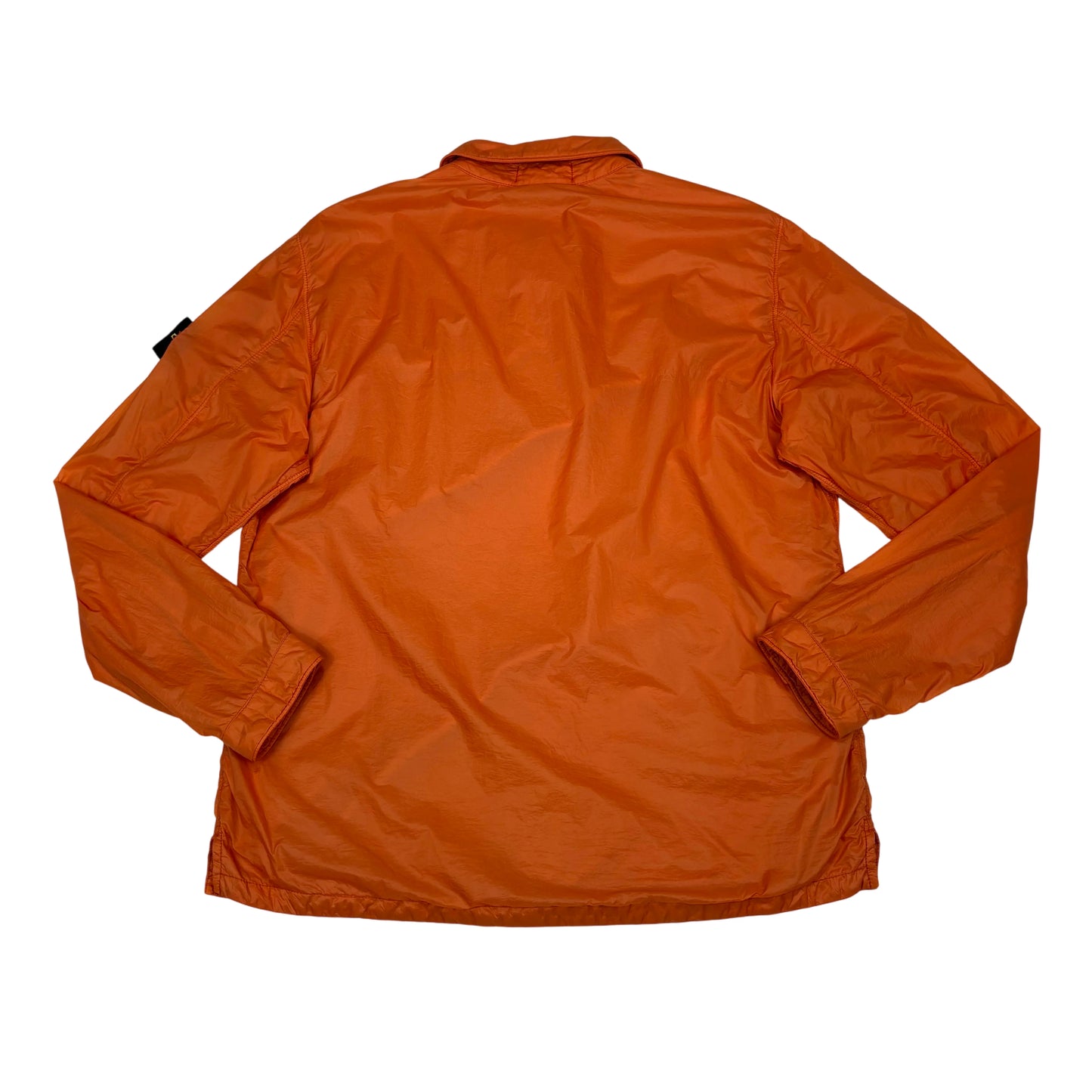 Stone Island Orange Compass Patch Overshirt Jacket