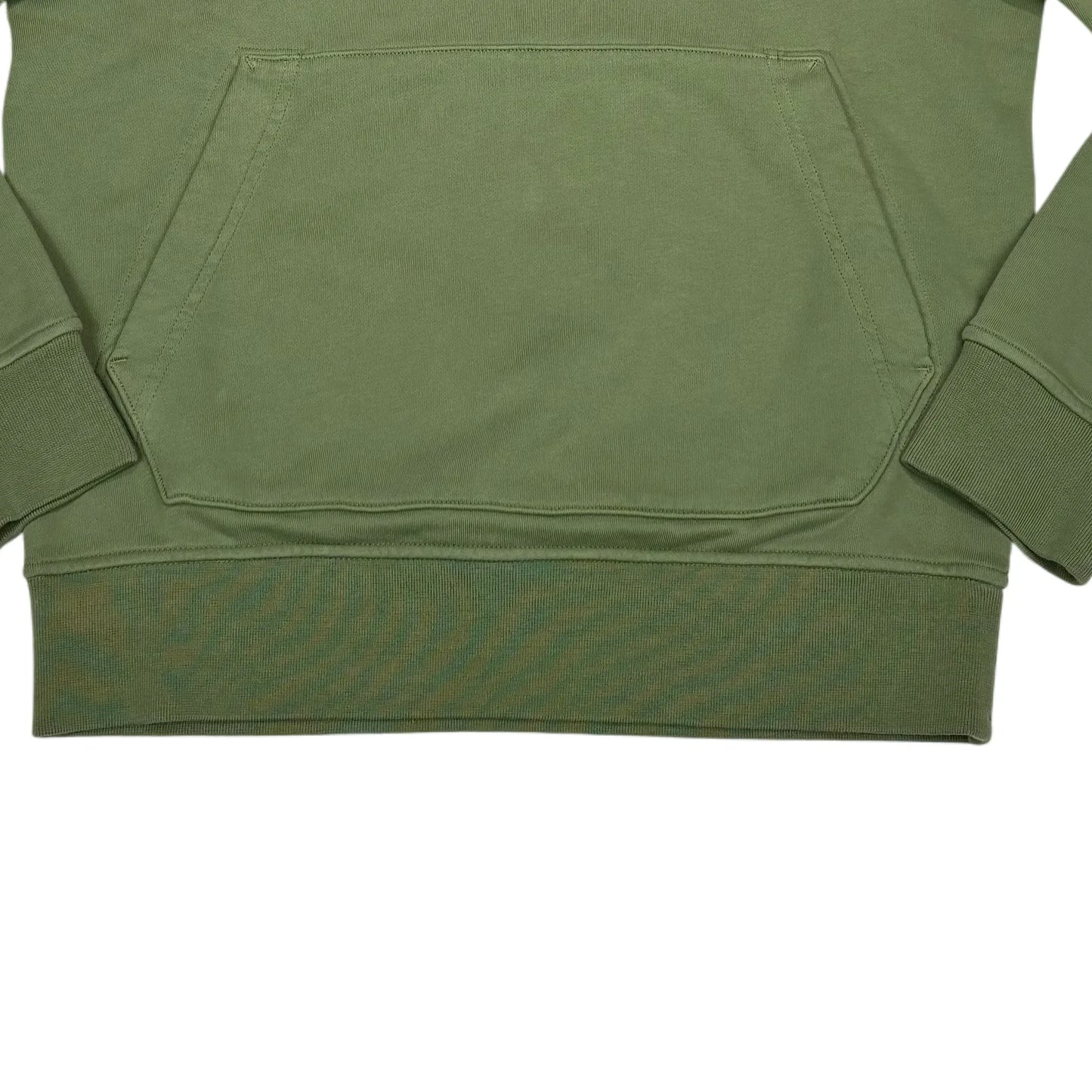 Stone Island Green Compass Patch Cotton Hoodie