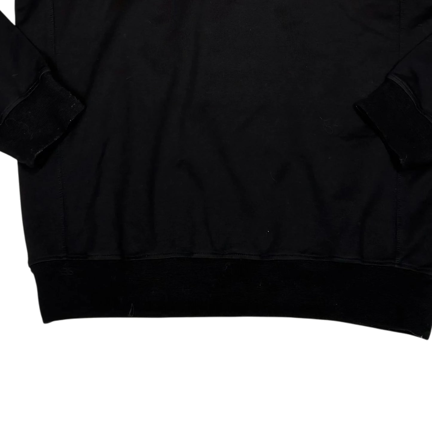 Stone Island Black Hood Design Compass Patch Hoodie
