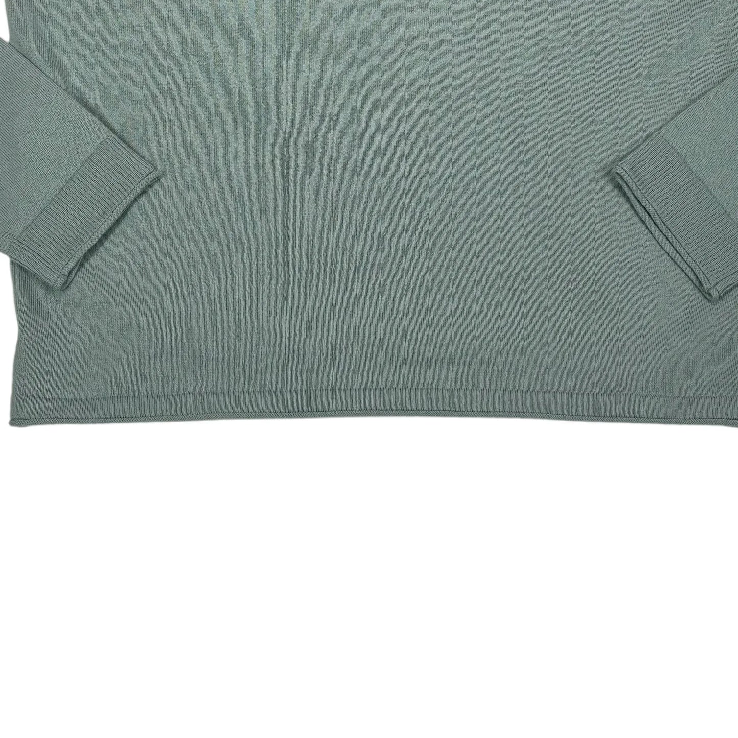 Stone Island Green Compass Patch Crew Neck Sweater