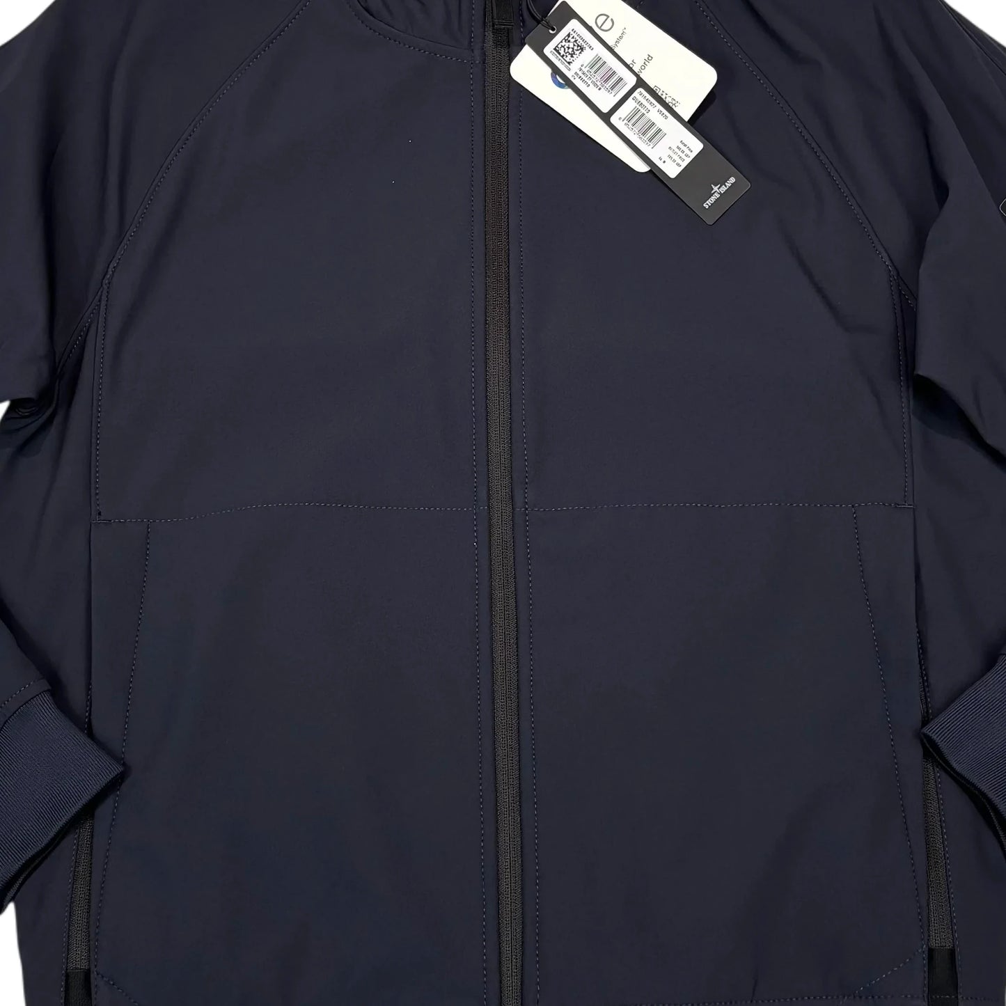 Stone Island Navy Soft Shell E.Dye Hooded Jacket