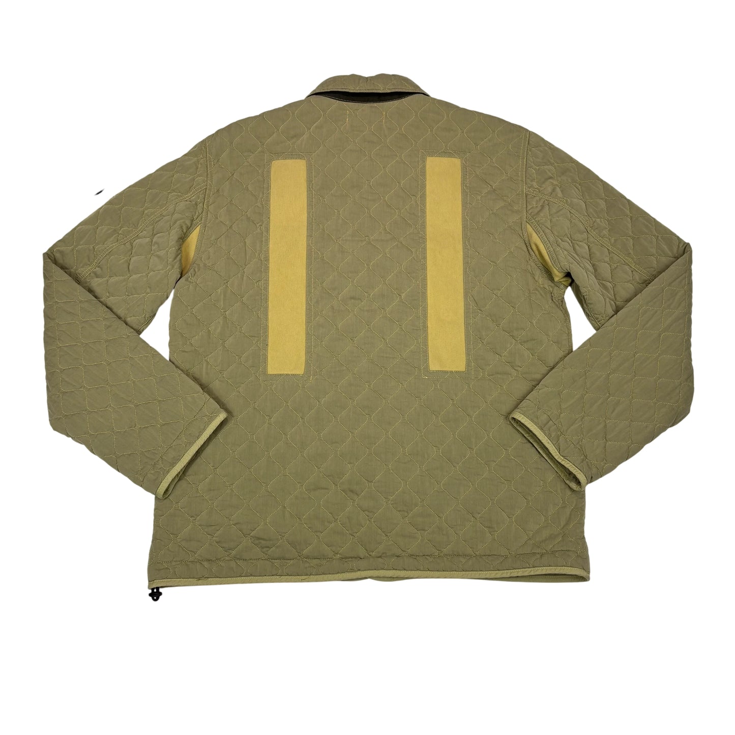 Stone Island Green Padded Overshirt jacket