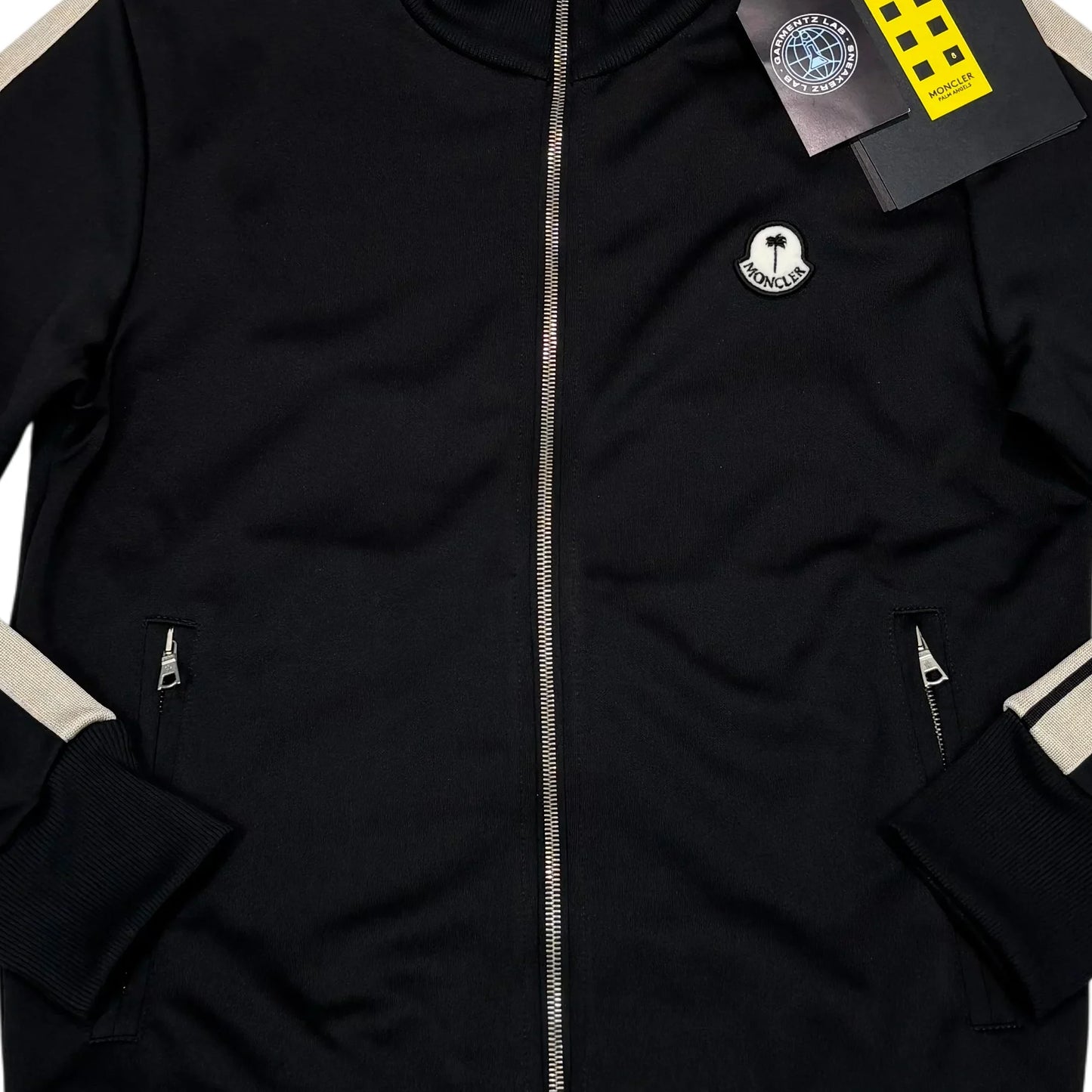 Palm Angels x Moncler Black Track Jacket