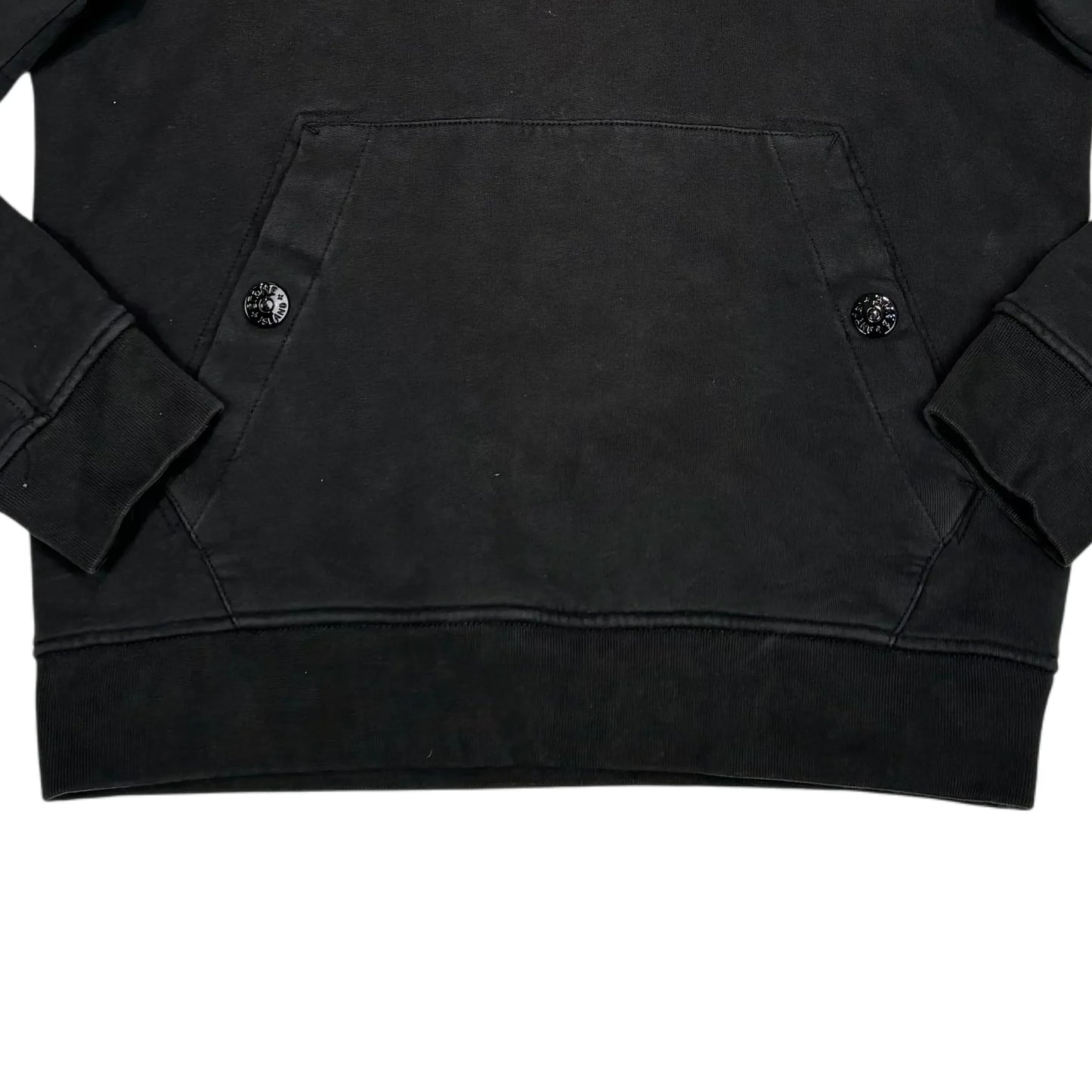 Stone Island x Supreme Black Compass Patch Hoodie