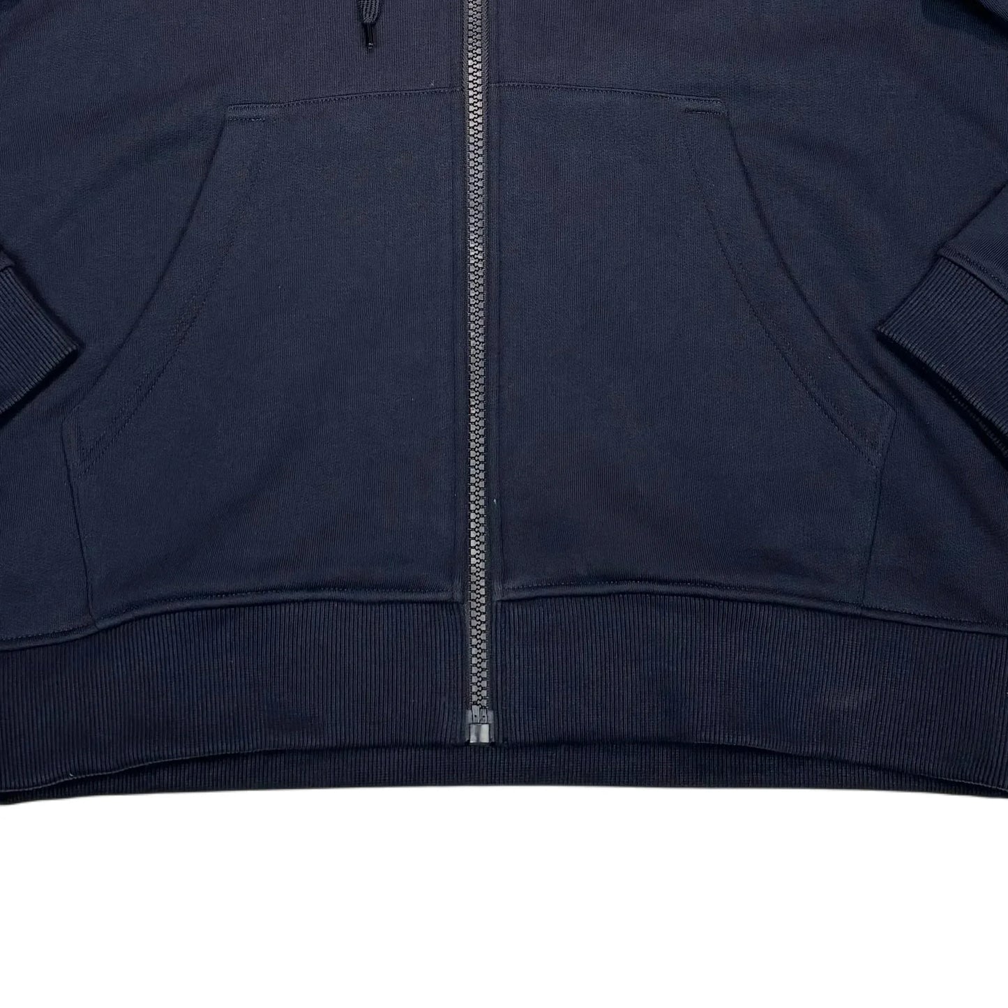 Burberry Navy Inside Check Zip Hoodie