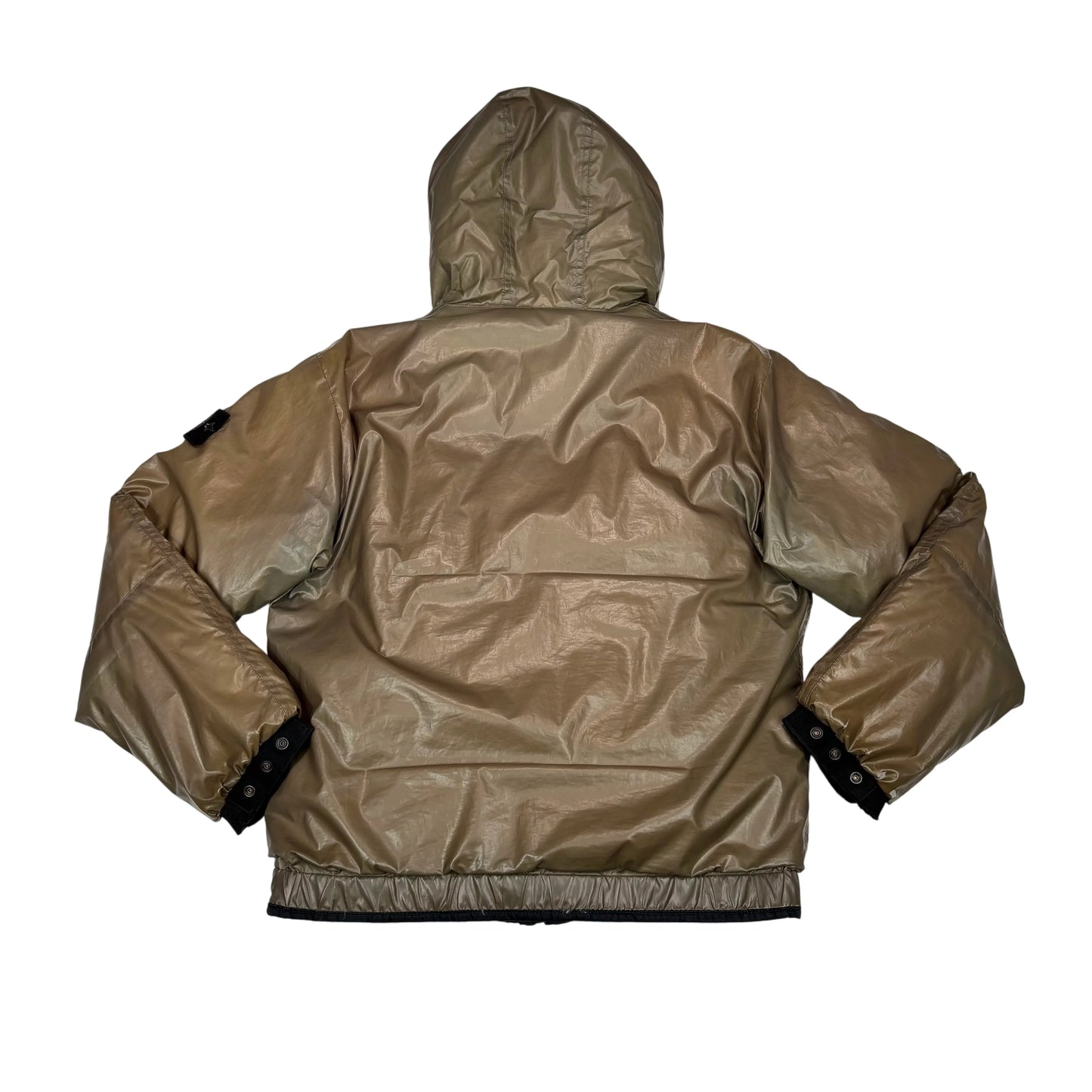 Stone Island Brown Special Process Iced Down Puffer Jacket