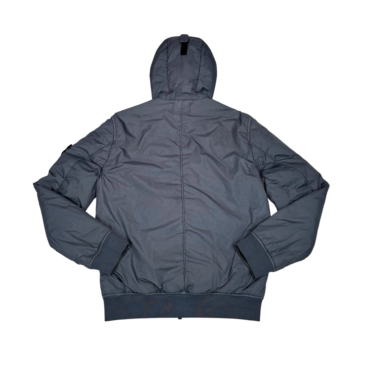 Stone Island Blue Garment Dyed Crinkle Reps NY Jacket