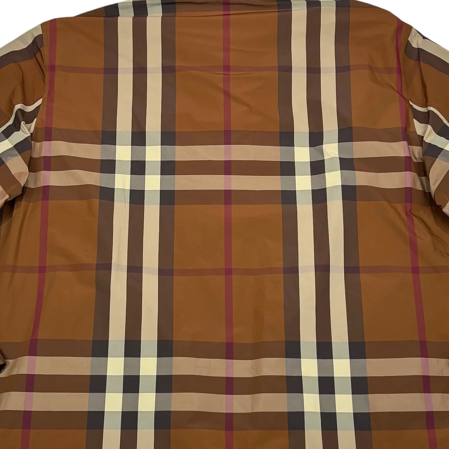 Burberry Black with Reverseable Check Water Resistant Hooded Jacket