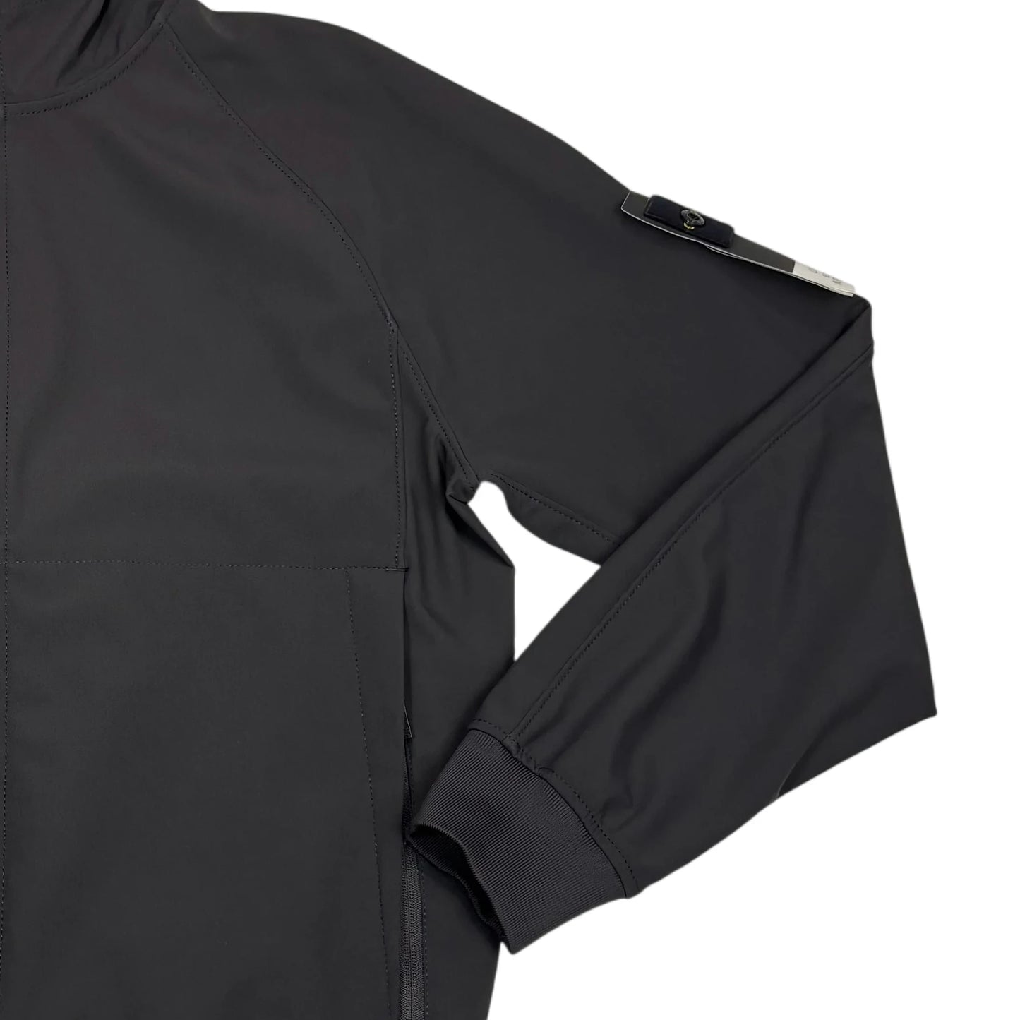Burberry Black with Reverseable Check Water Resistant Hooded Jacket