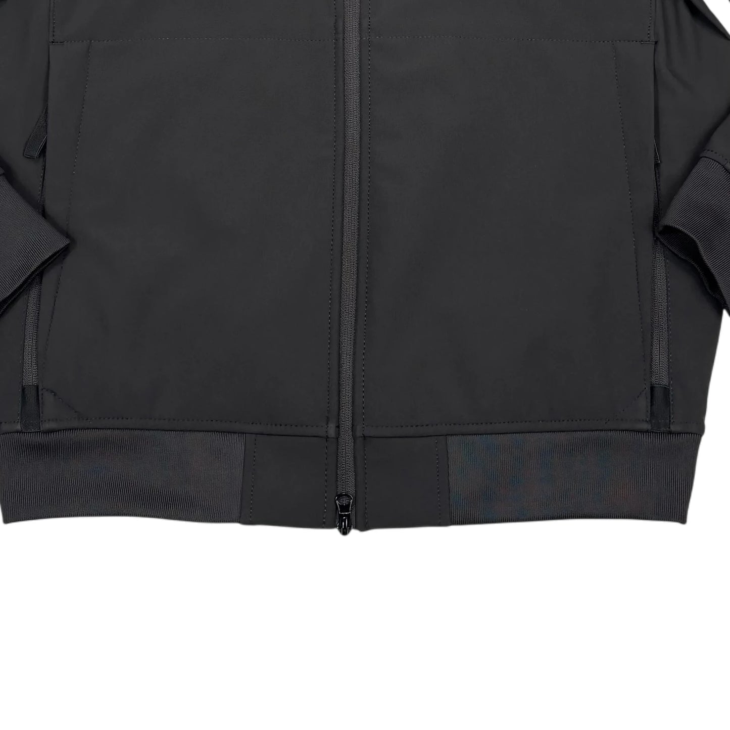 Burberry Black with Reverseable Check Water Resistant Hooded Jacket