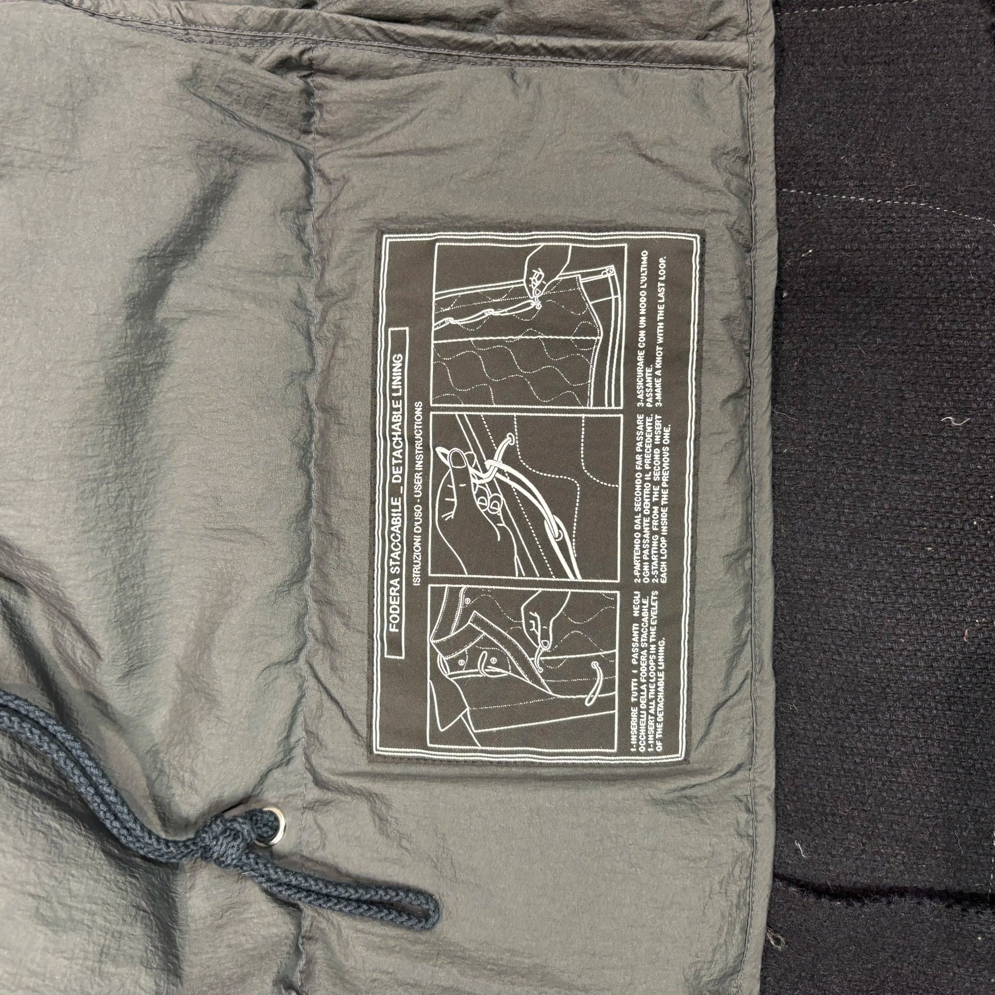 Stone Island Black Water Repellant Supima Parka Jacket