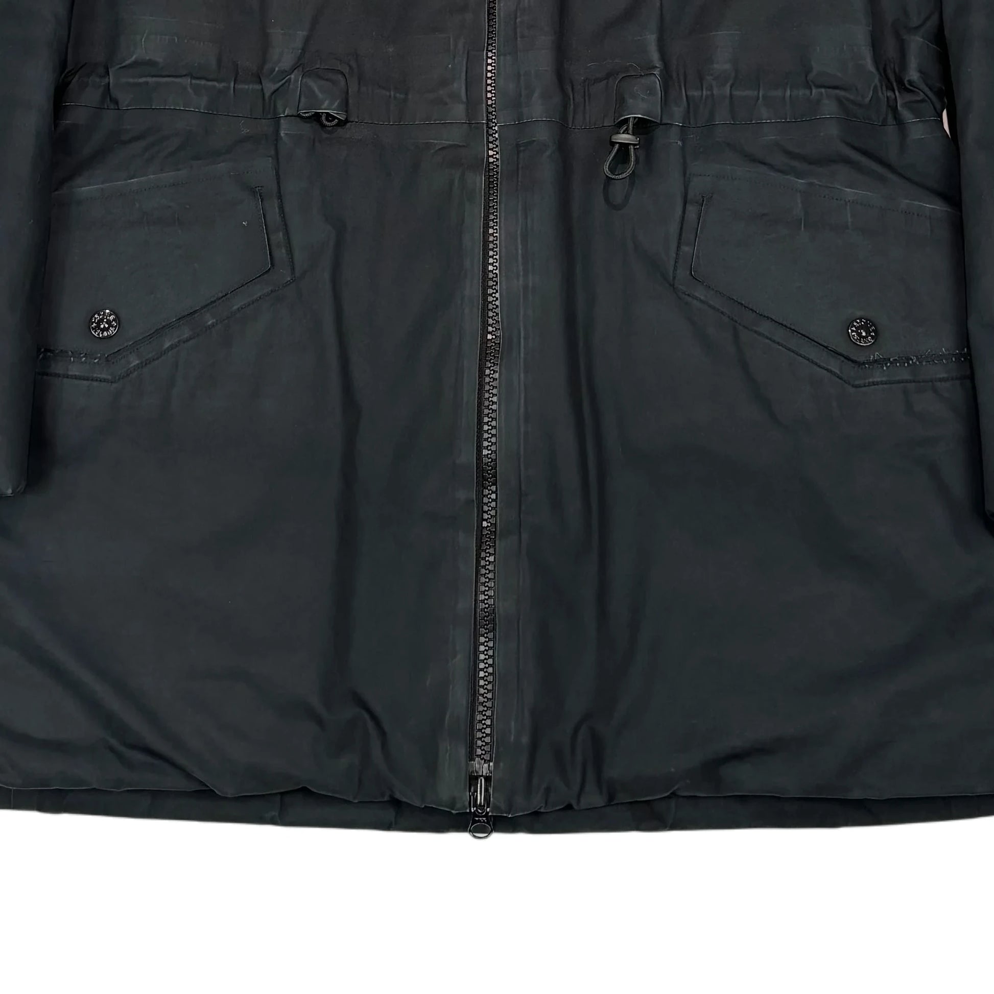 Stone Island Black Water Repellant Supima Parka Jacket