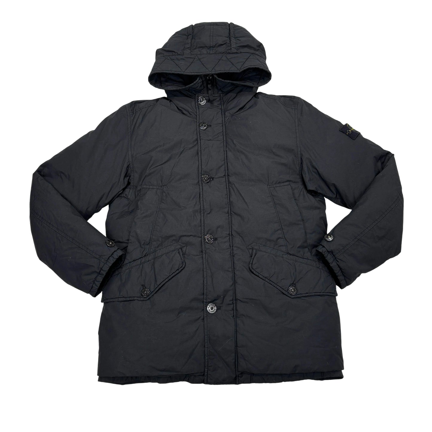 Stone Island Black Naslan Light Watro Down-TC Jacket