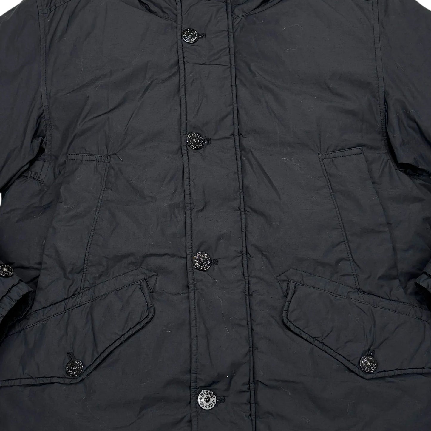 Stone Island Black Naslan Light Watro Down-TC Jacket