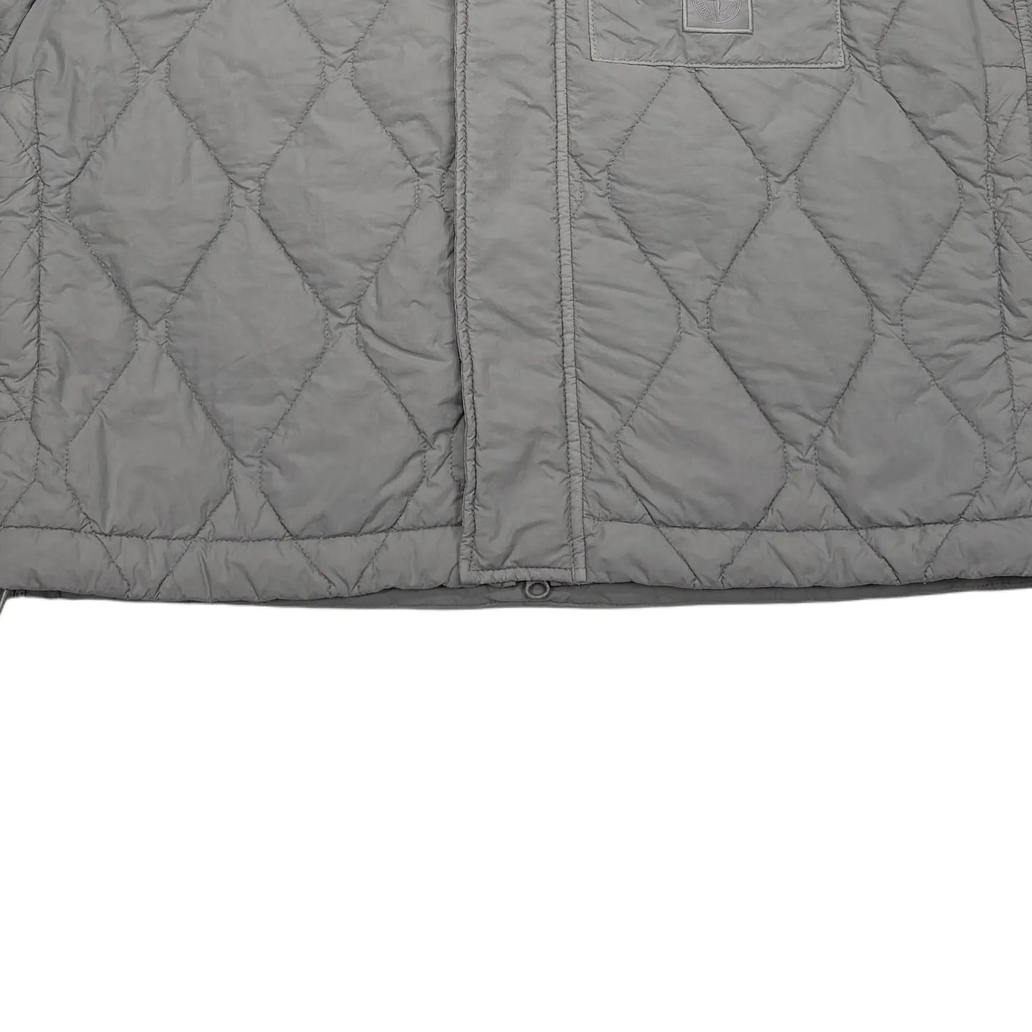 Stone Island Grey Patch Logo Padded Gilet