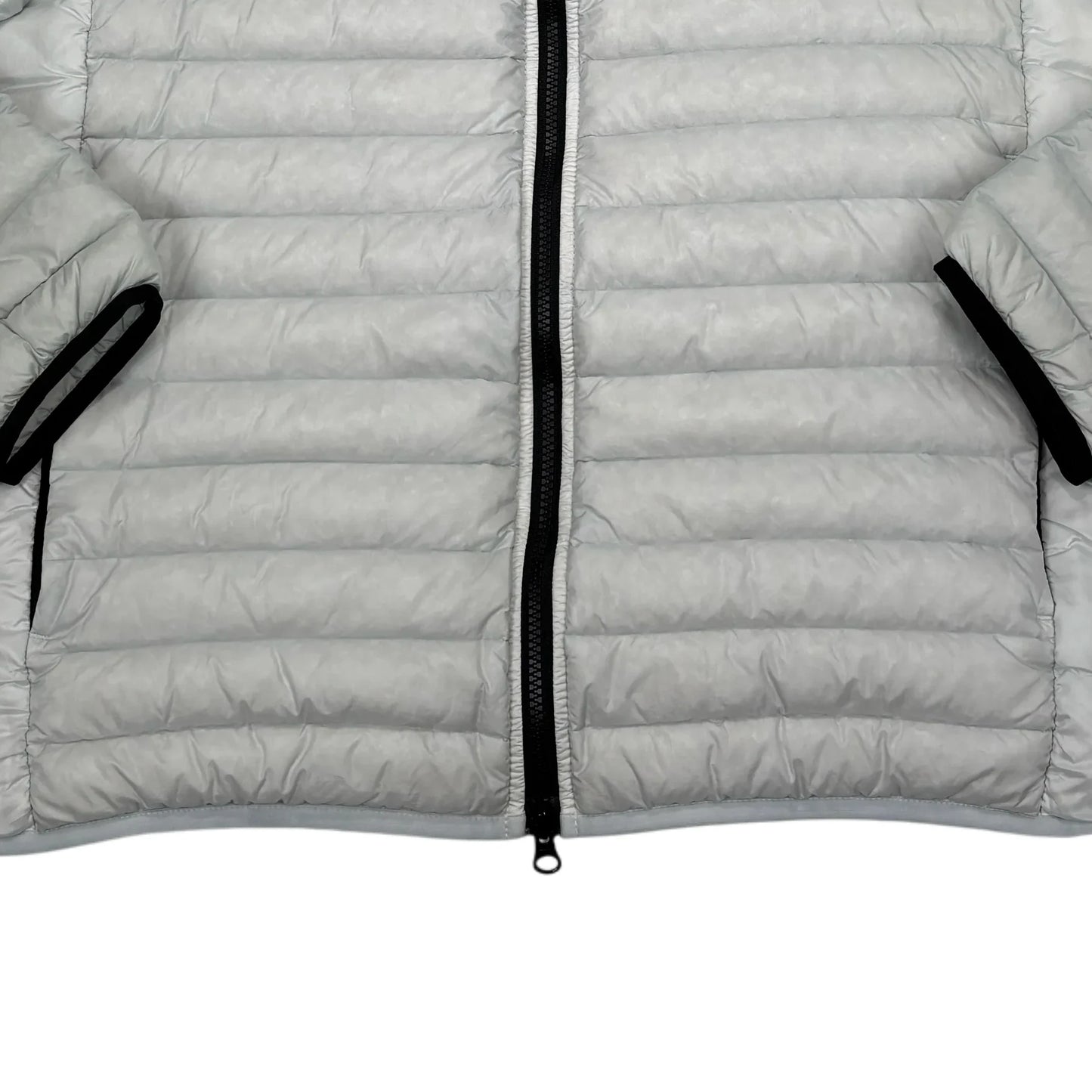 Stone Island Ice Blue Loom Woven Chambers R-Nylon Down-TC Puffer Jacket