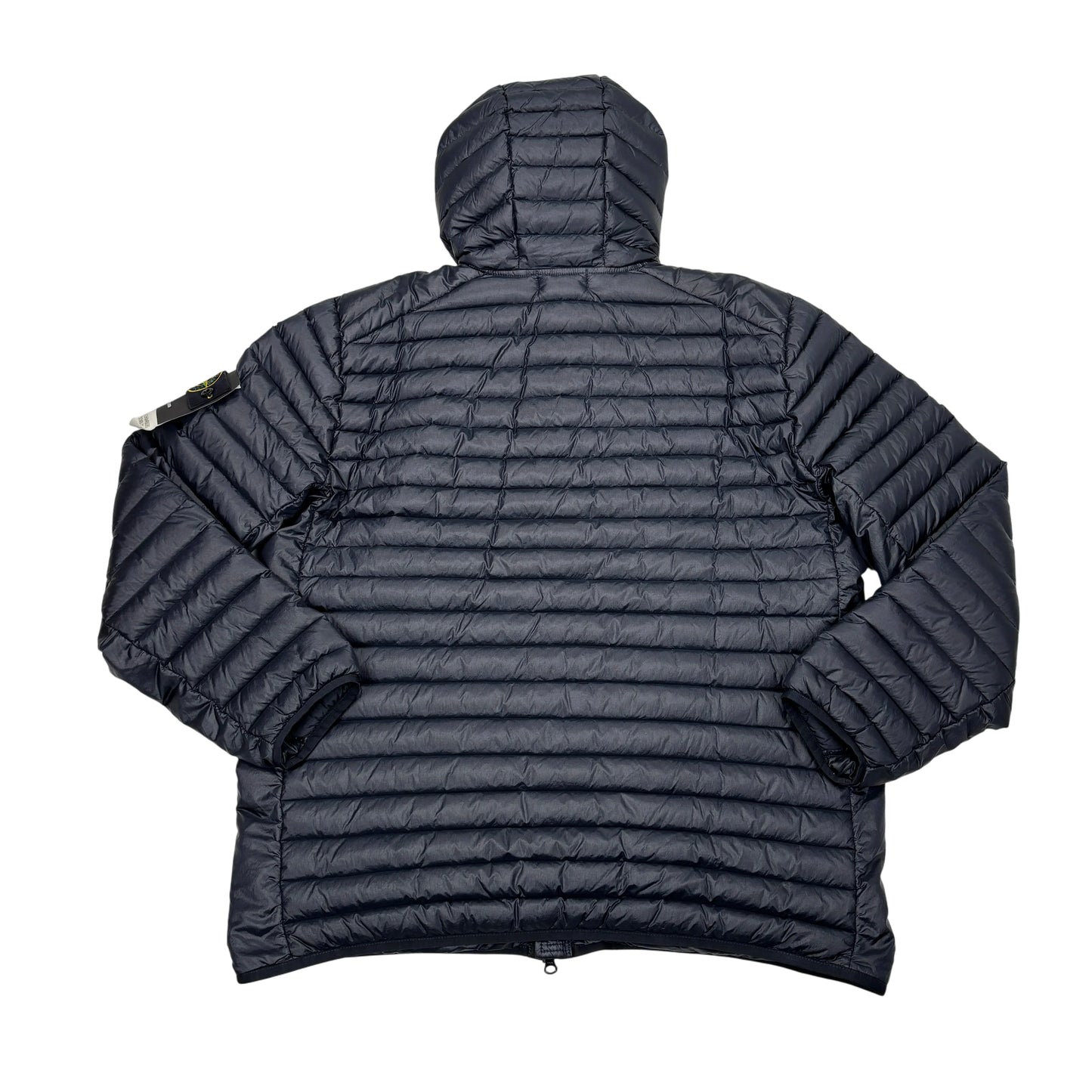 Stone Island Navy Blue Loom Woven Chambers R-Nylon Down-TC Puffer Jacket