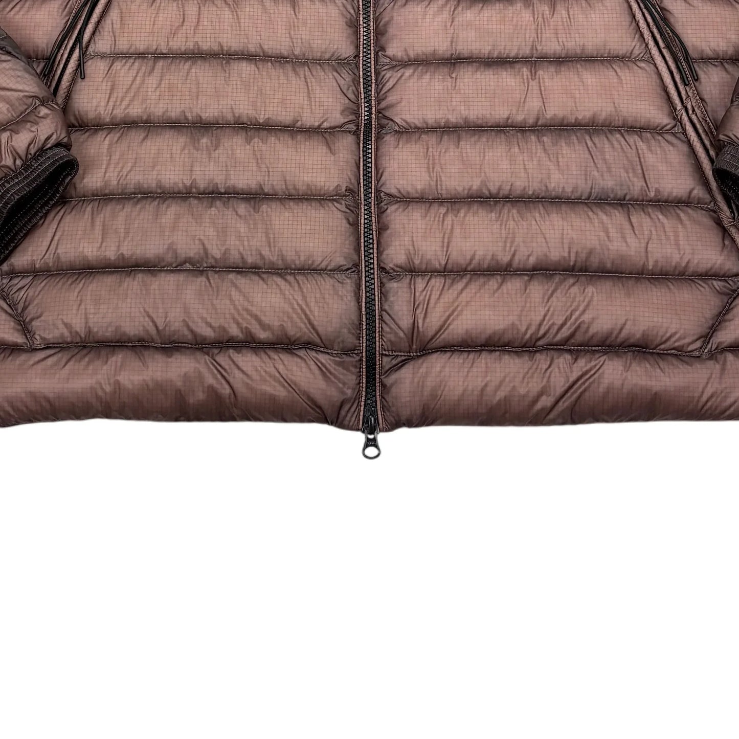 Cp Company Brown Collared Single Goggle D.D. Shell Down Jacket