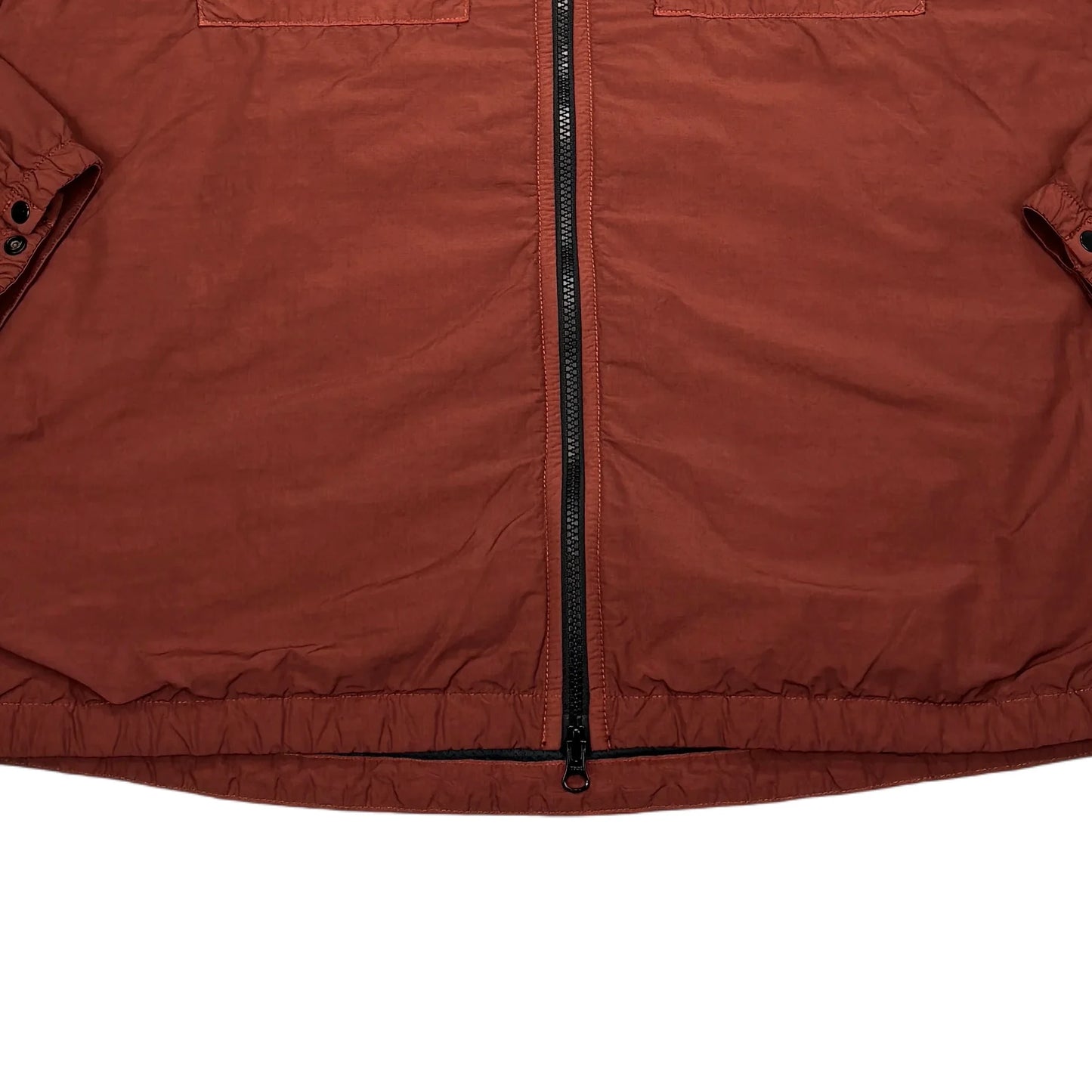 Stone Island Red Shoulder Compass Patch Jacket