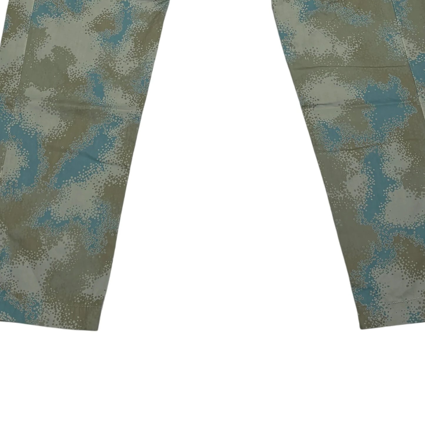 Stone Island Dove Grey Camo Devore Cargo Trousers
