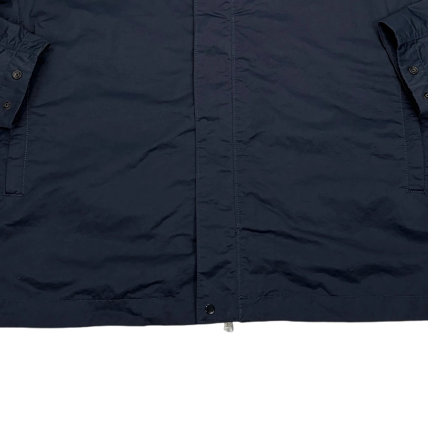 Stone Island Navy Blue Nylon Batavia-TC Hooded Jacket