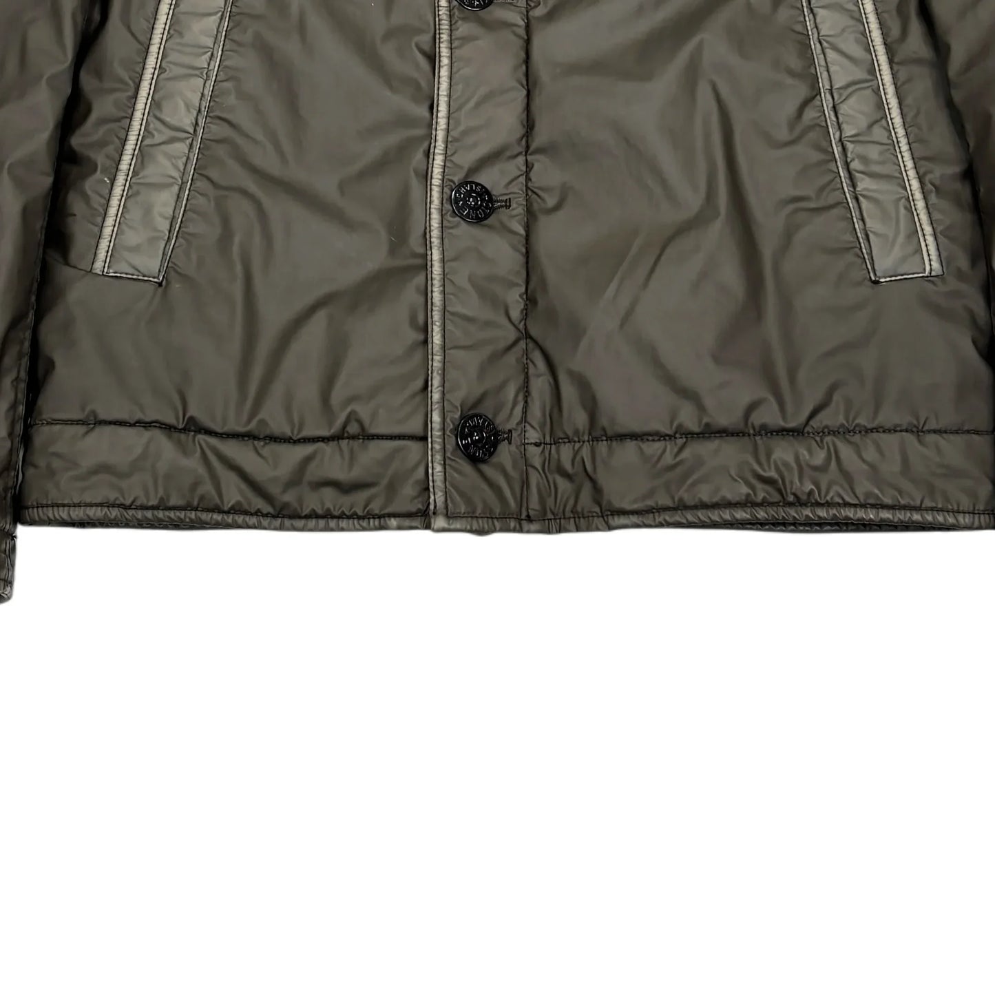 Stone Island Brown Mussola Gommata Jacket