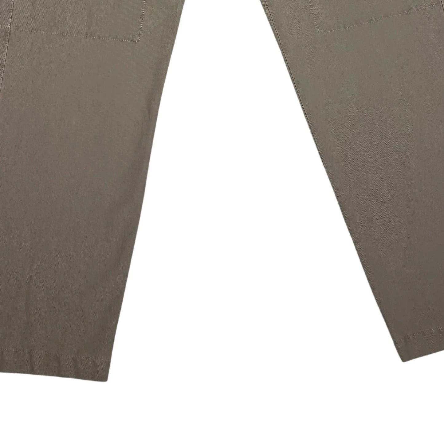 CP Company Beige Rear Box Logo Cargo Trousers