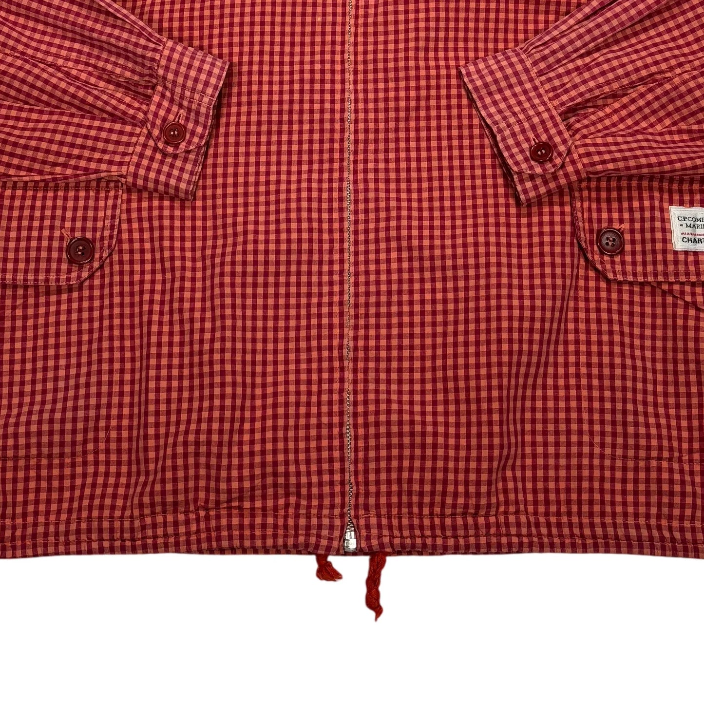 CP Company Red Hooded Zip Jacket