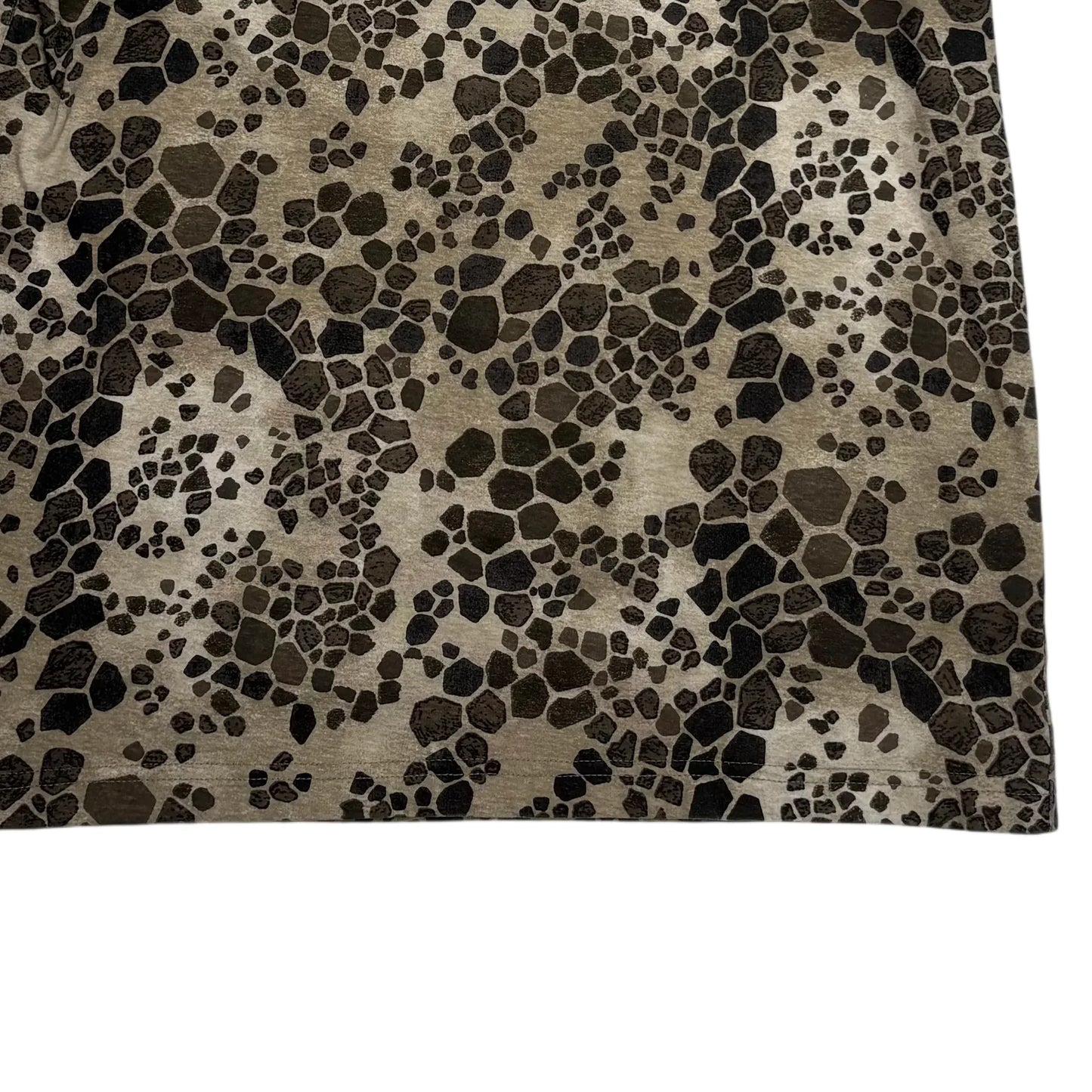 Stone Island Brown Short Sleeve Printed T-shirt