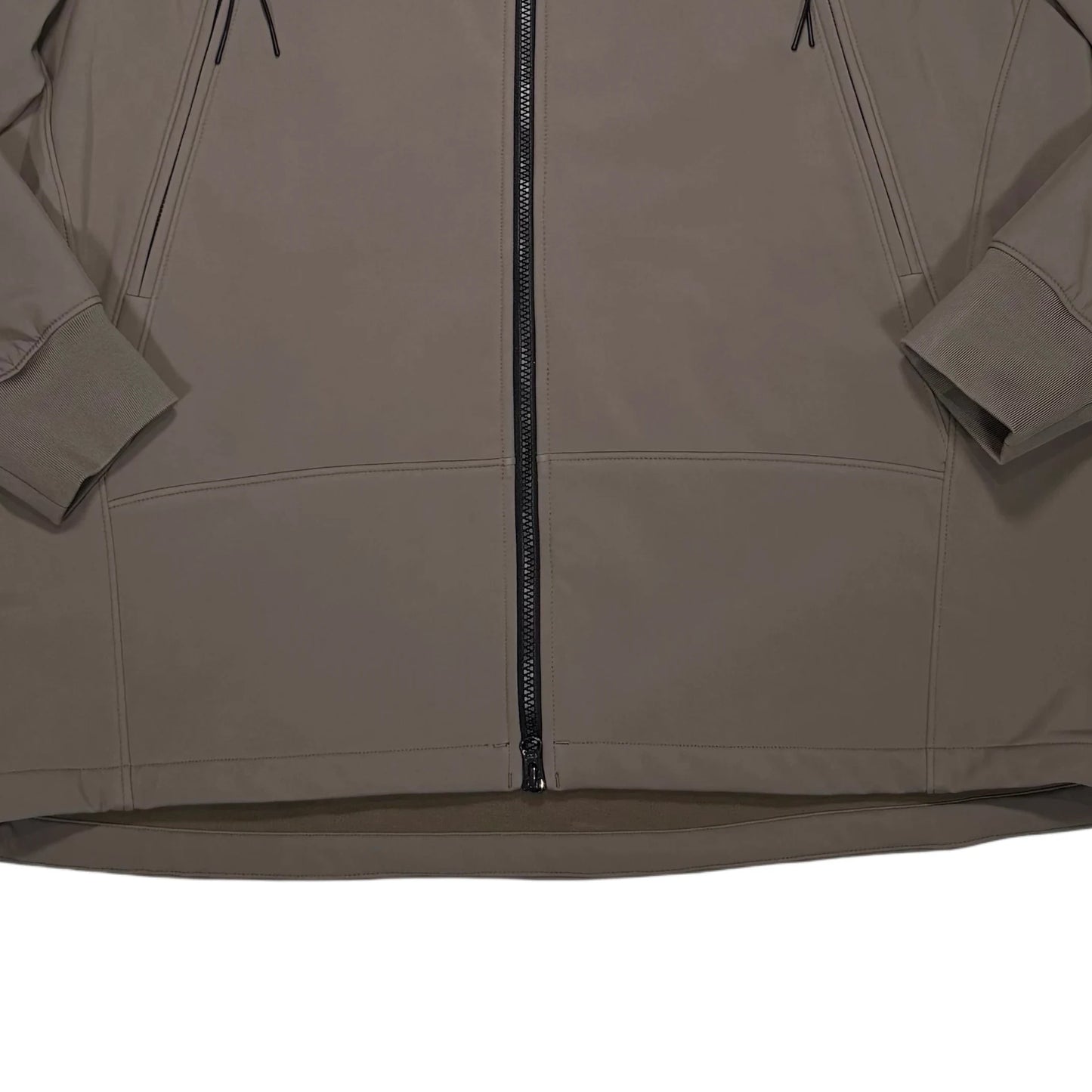 CP Company Brown Hooded Double Goggle Soft-shell Jacket