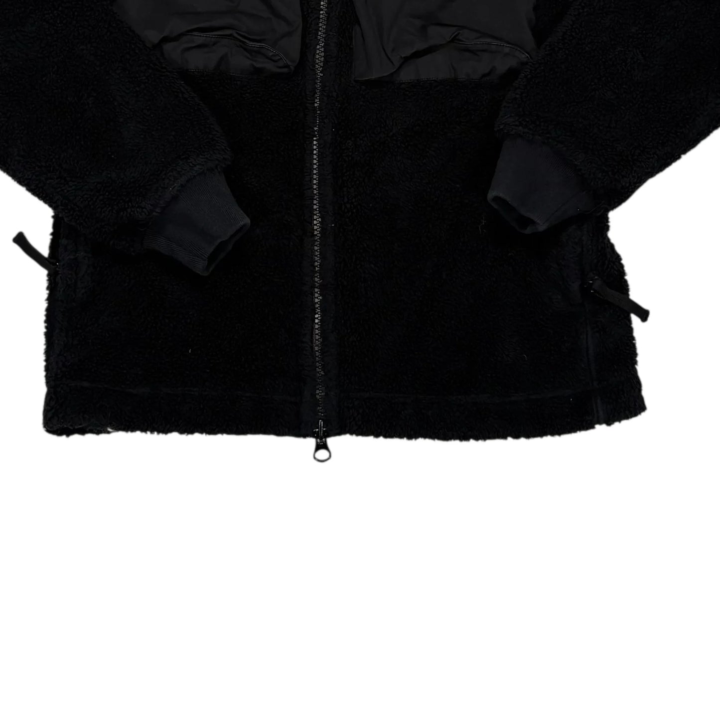 Stone Island Black Hooded Fleece Jacket