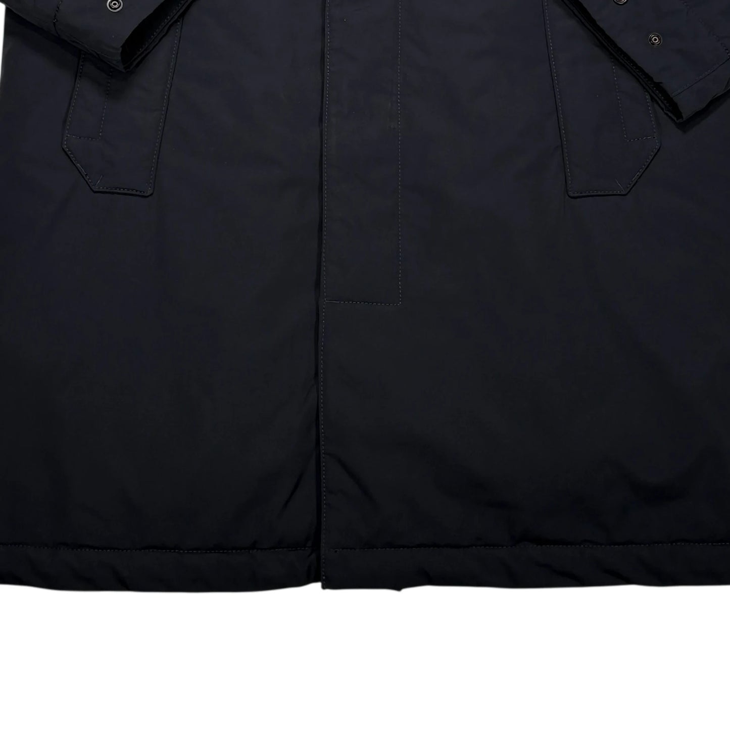 Stone Island Navy Micro Twill with Primaloft Insulation Technology Compass Patch Coat