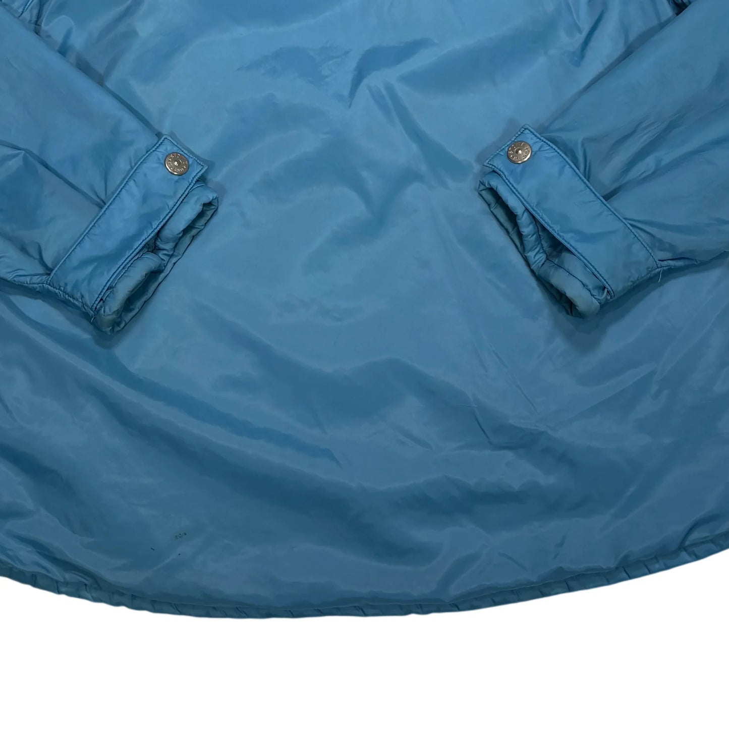 Stone Island Blue Compass Patch Green Edge Insulated Jacket