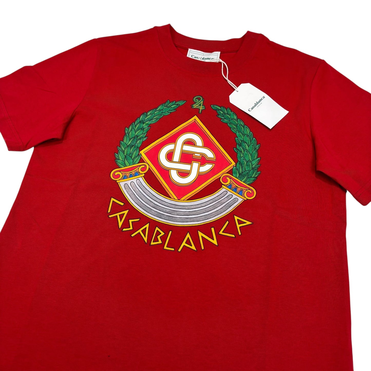 Casa Blanca Red Casa Crest Printed Tshirt