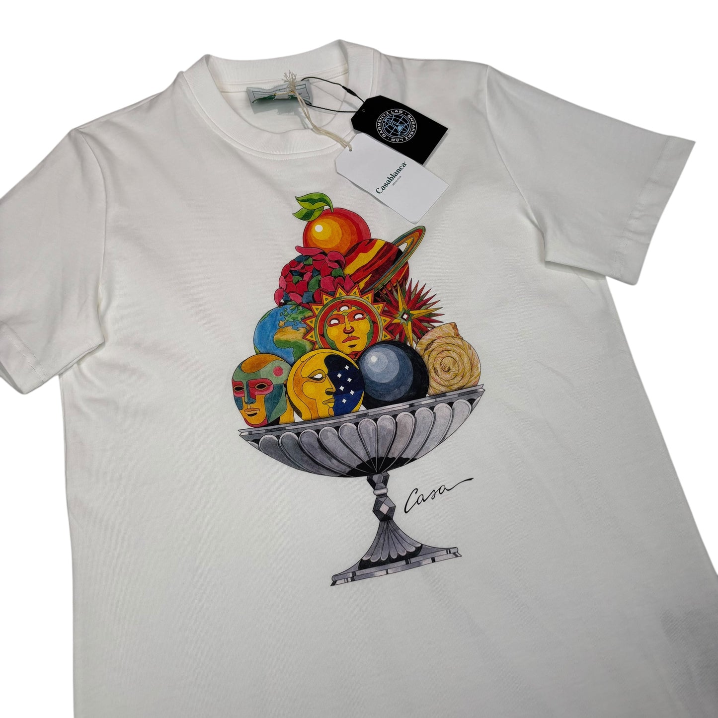 Casa Blanca White Casa Uomo Fruit Bowl Tshirt